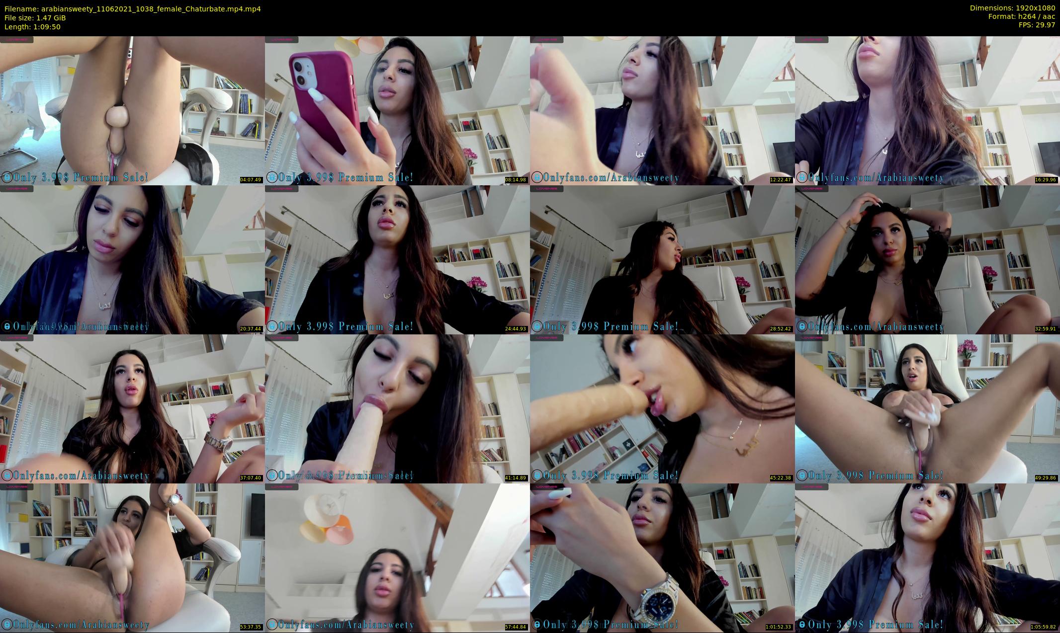 arabiansweety — 70 minute Chaturbate female cam show recording, 1080p, Jun 11, 2021