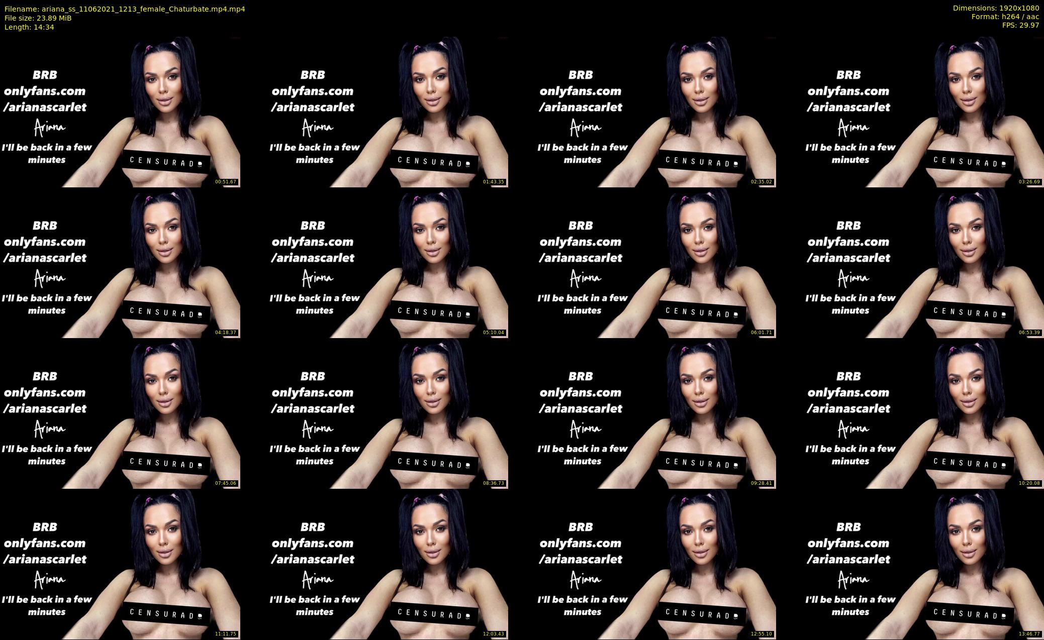 ariana_ss — 15 minute Chaturbate female cam show recording, 1080p, Jun 11, 2021