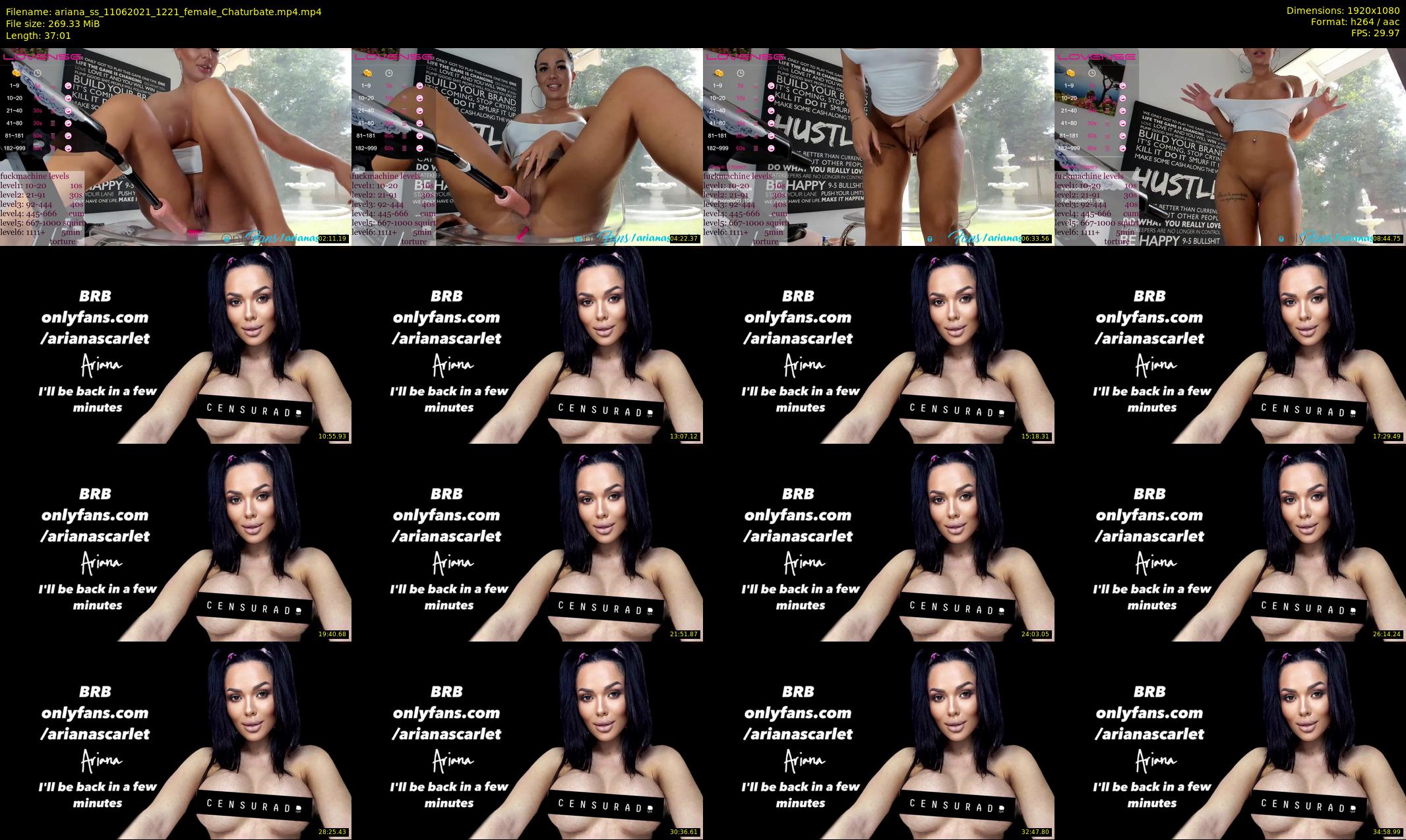 ariana_ss — 38 minute Chaturbate female cam show recording, 1080p, Jun 11, 2021