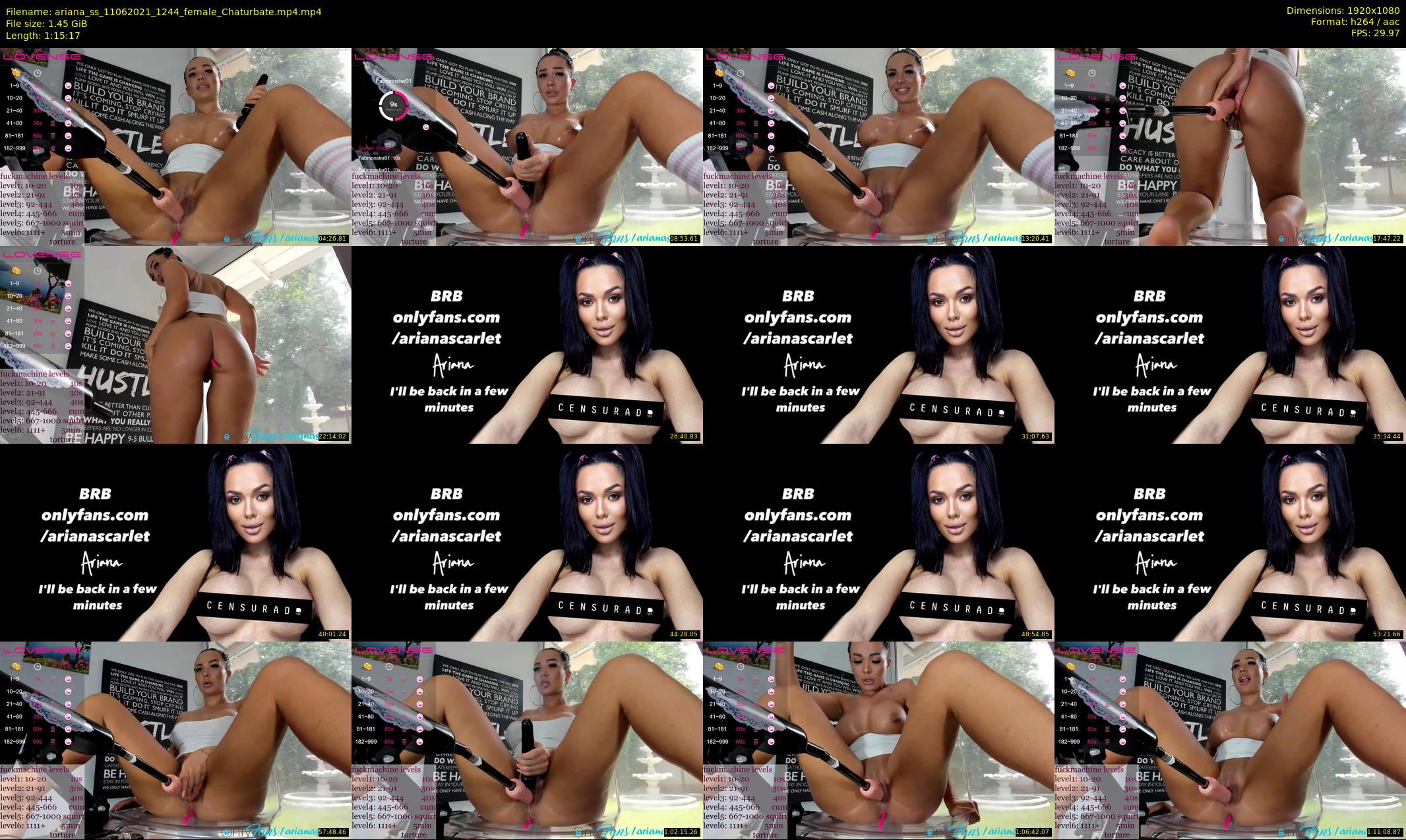 ariana_ss — 76 minute Chaturbate female cam show recording, 1080p, Jun 11, 2021