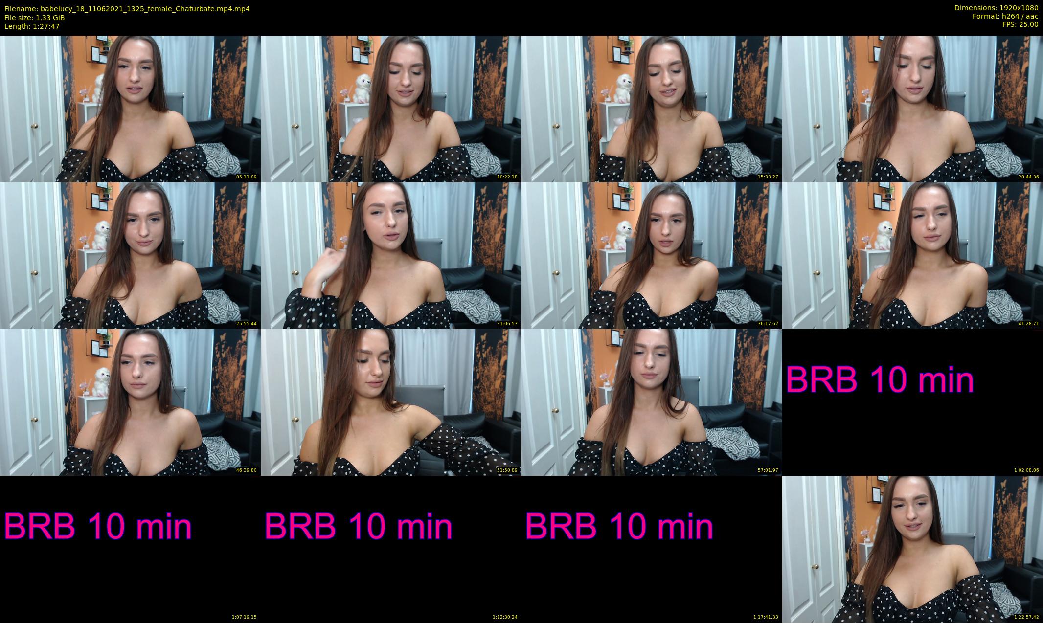 babelucy_18 — 88 minute Chaturbate female cam show recording, 1080p, Jun 11, 2021