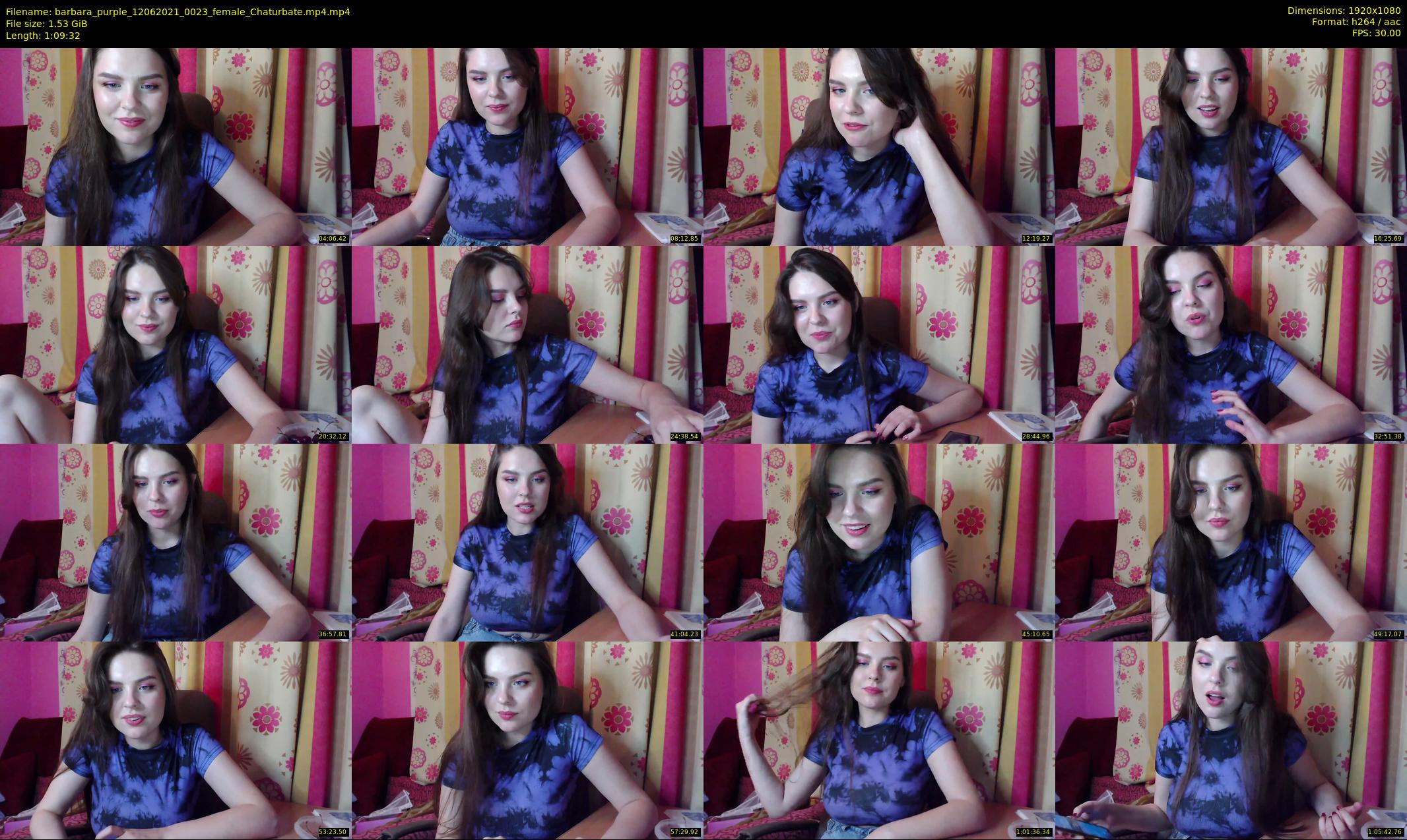 barbara_purple — 70 minute Chaturbate female cam show recording, 1080p, Jun 12, 2021