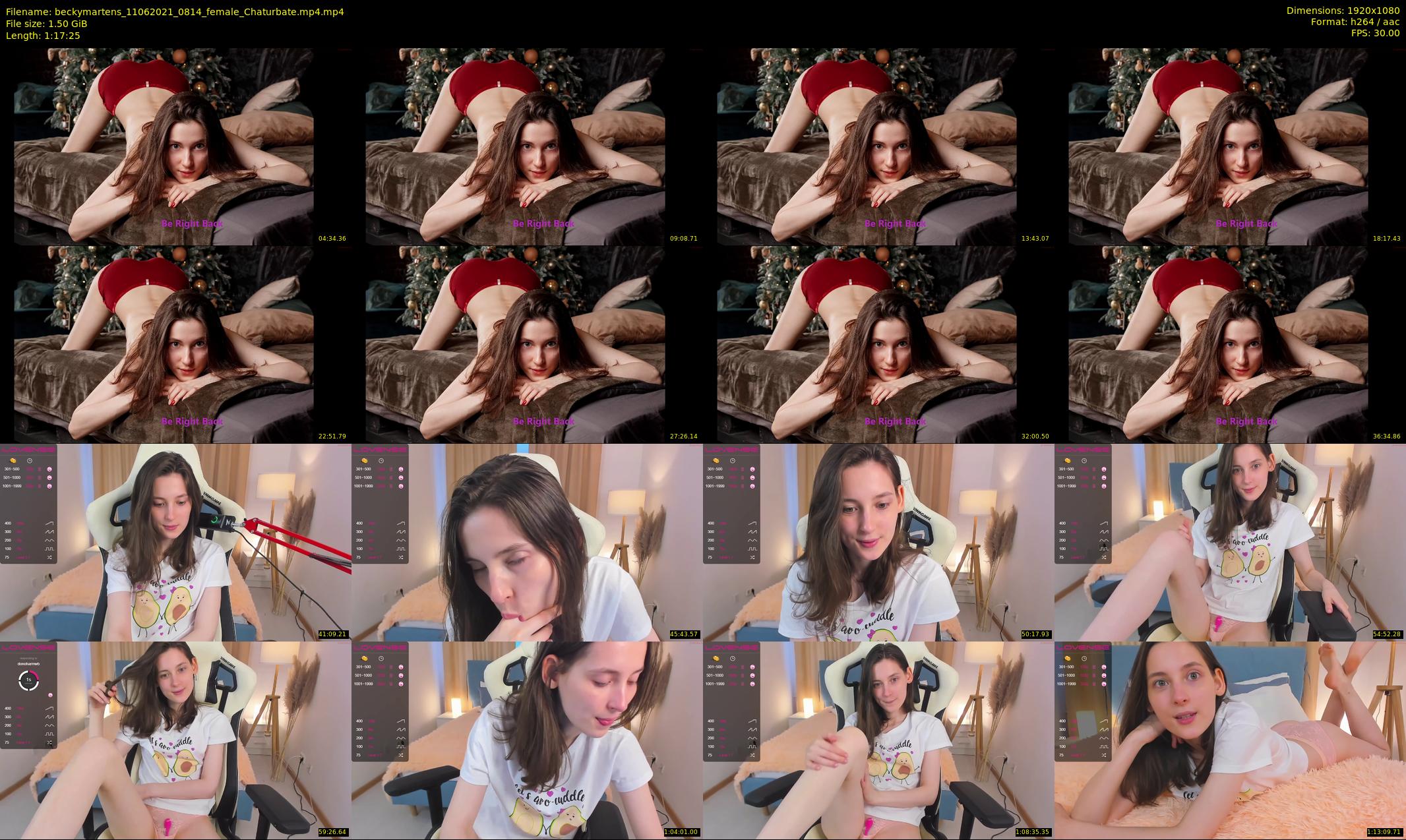 beckymartens — 78 minute Chaturbate female cam show recording, 1080p, Jun 11, 2021