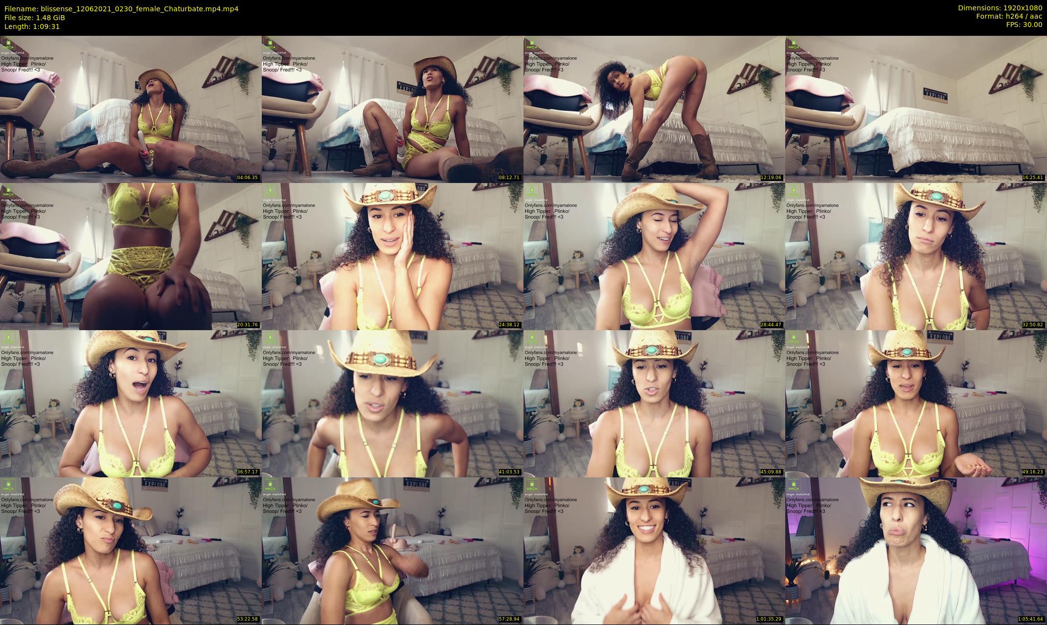blissense — 70 minute Chaturbate female cam show recording, 1080p, Jun 12, 2021