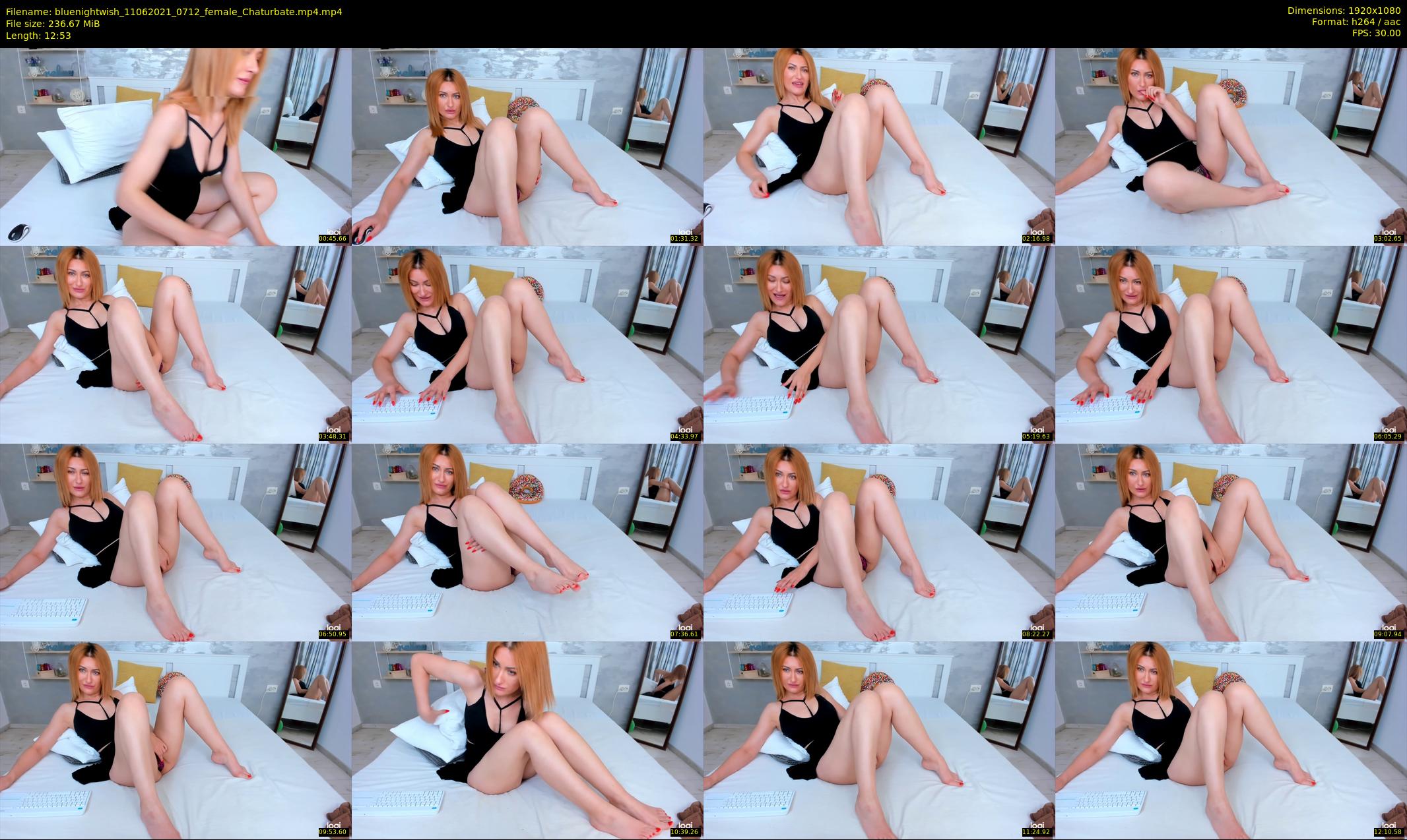 bluenightwish — 13 minute Chaturbate female cam show recording, 1080p, Jun 11, 2021