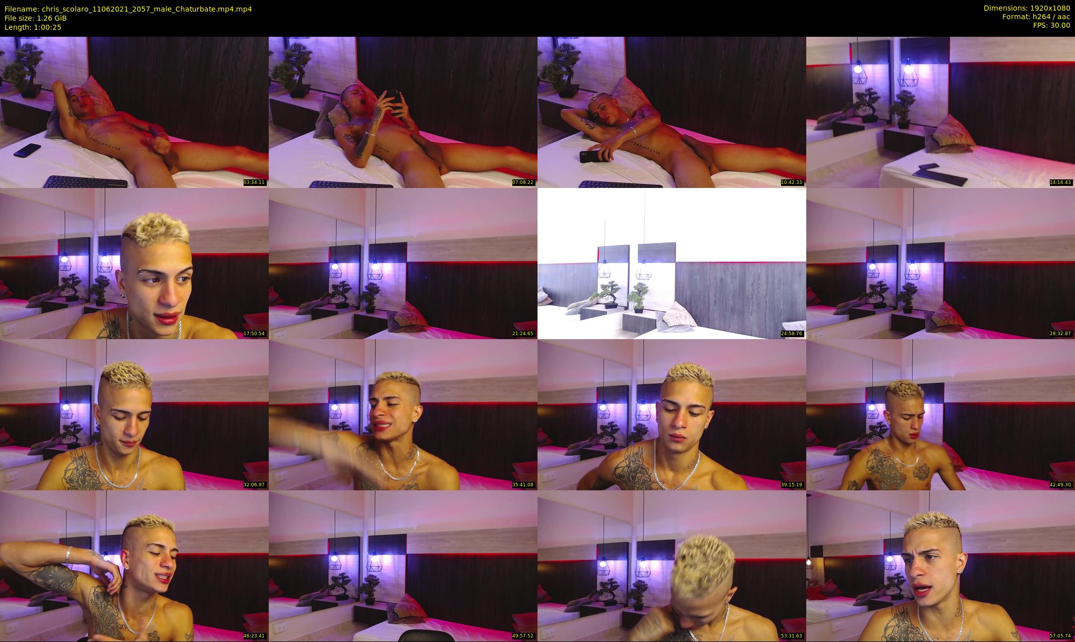 chris_scolaro — 61 minute Chaturbate male cam show recording, 1080p, Jun 11, 2021