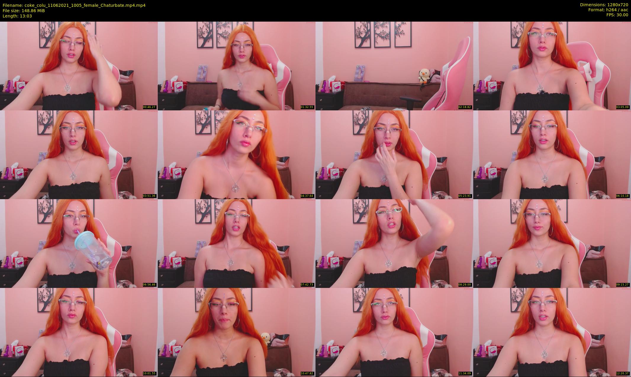 coke_colu — 14 minute Chaturbate female cam show recording, 720p, Jun 11, 2021