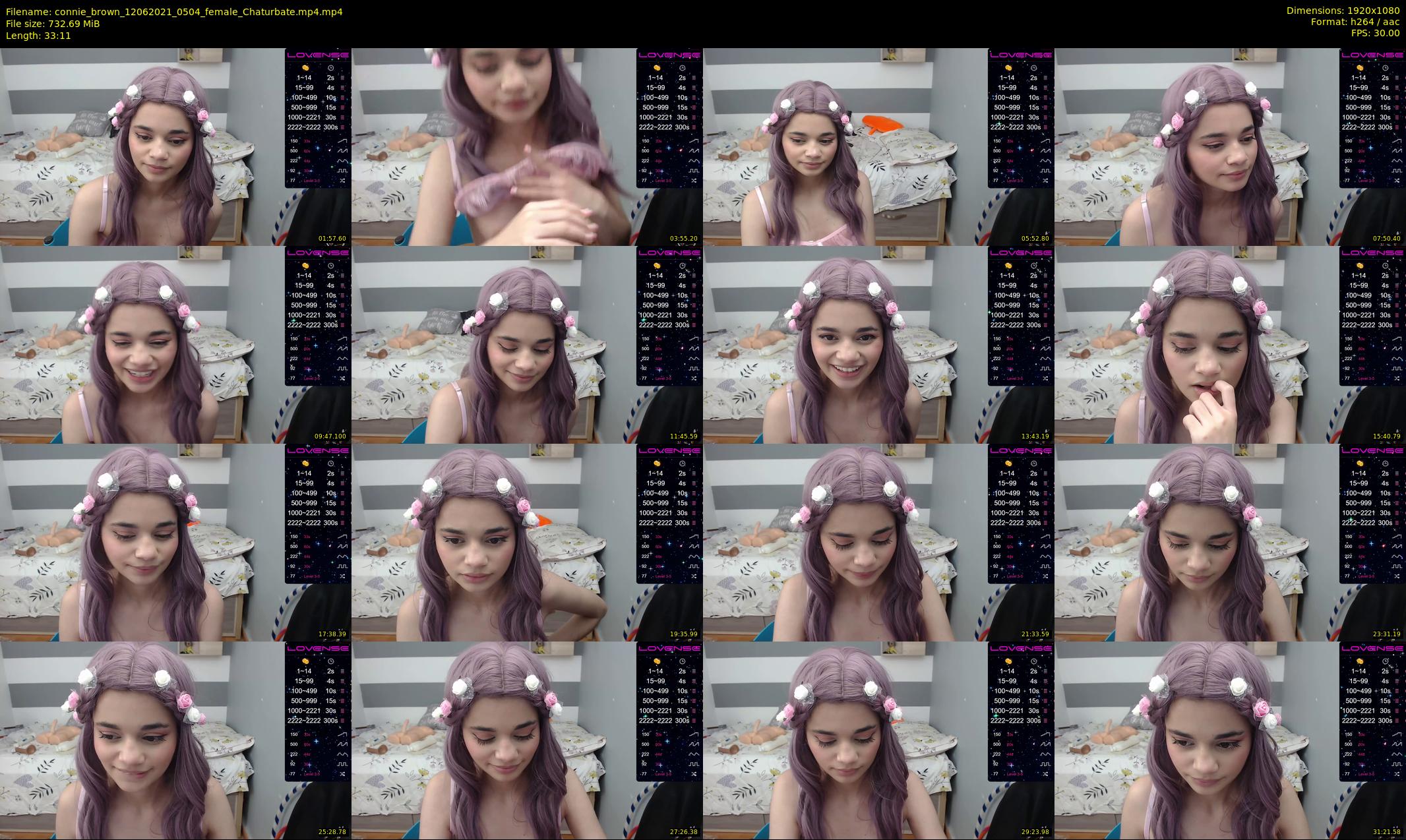 connie_brown — 34 minute Chaturbate female cam show recording, 1080p, Jun 12, 2021