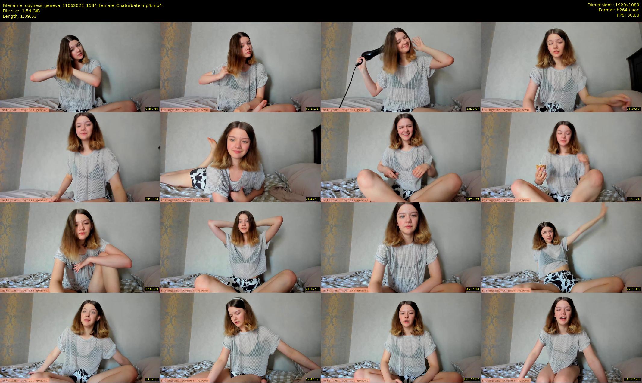 coyness_geneva — 70 minute Chaturbate female cam show recording, 1080p, Jun 11, 2021