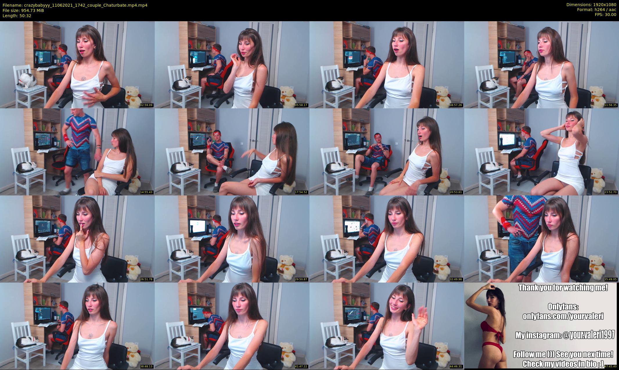 crazybabyyy — 51 minute Chaturbate couple cam show recording, 1080p, Jun 11, 2021