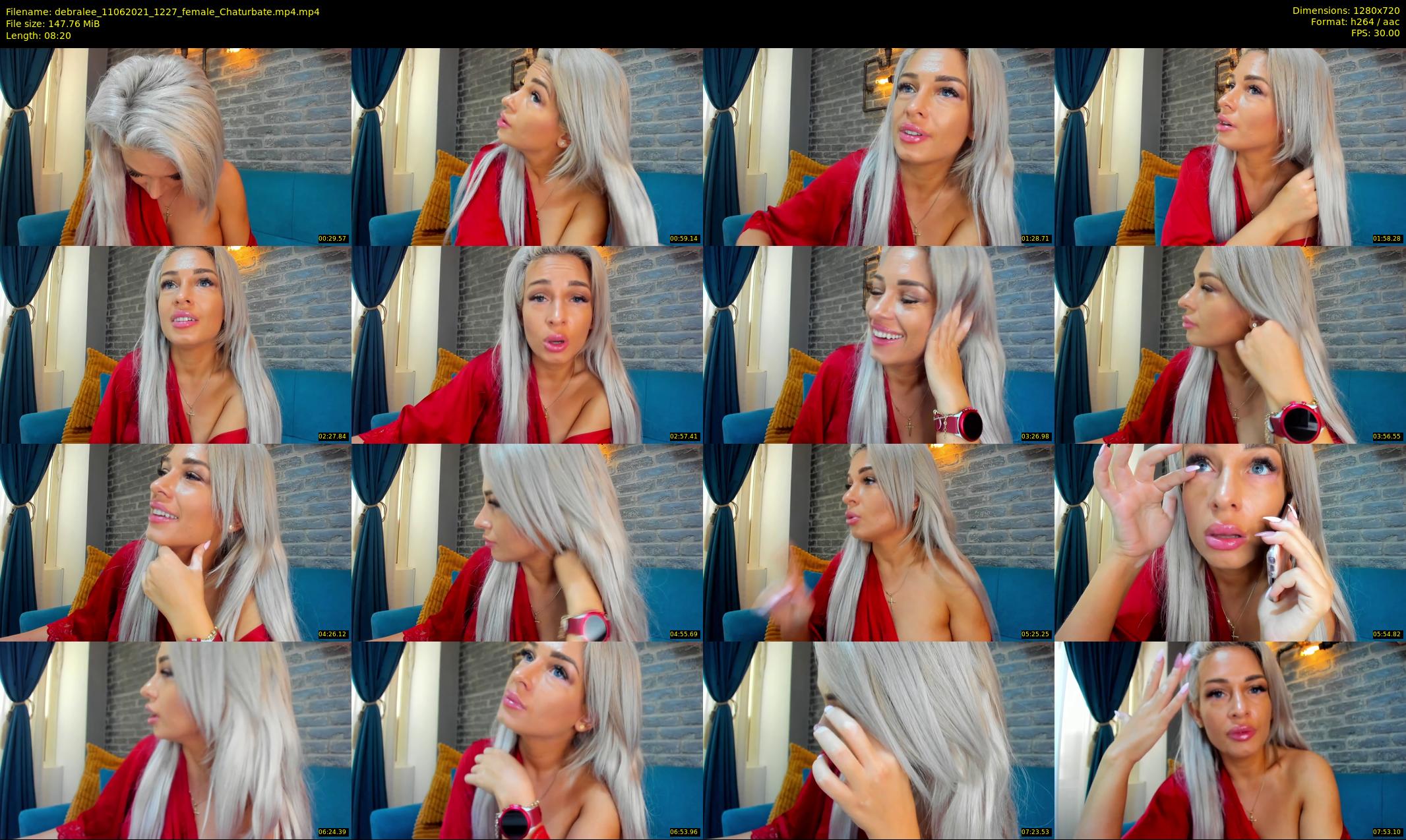 debralee — 9 minute Chaturbate female cam show recording, 720p, Jun 11, 2021
