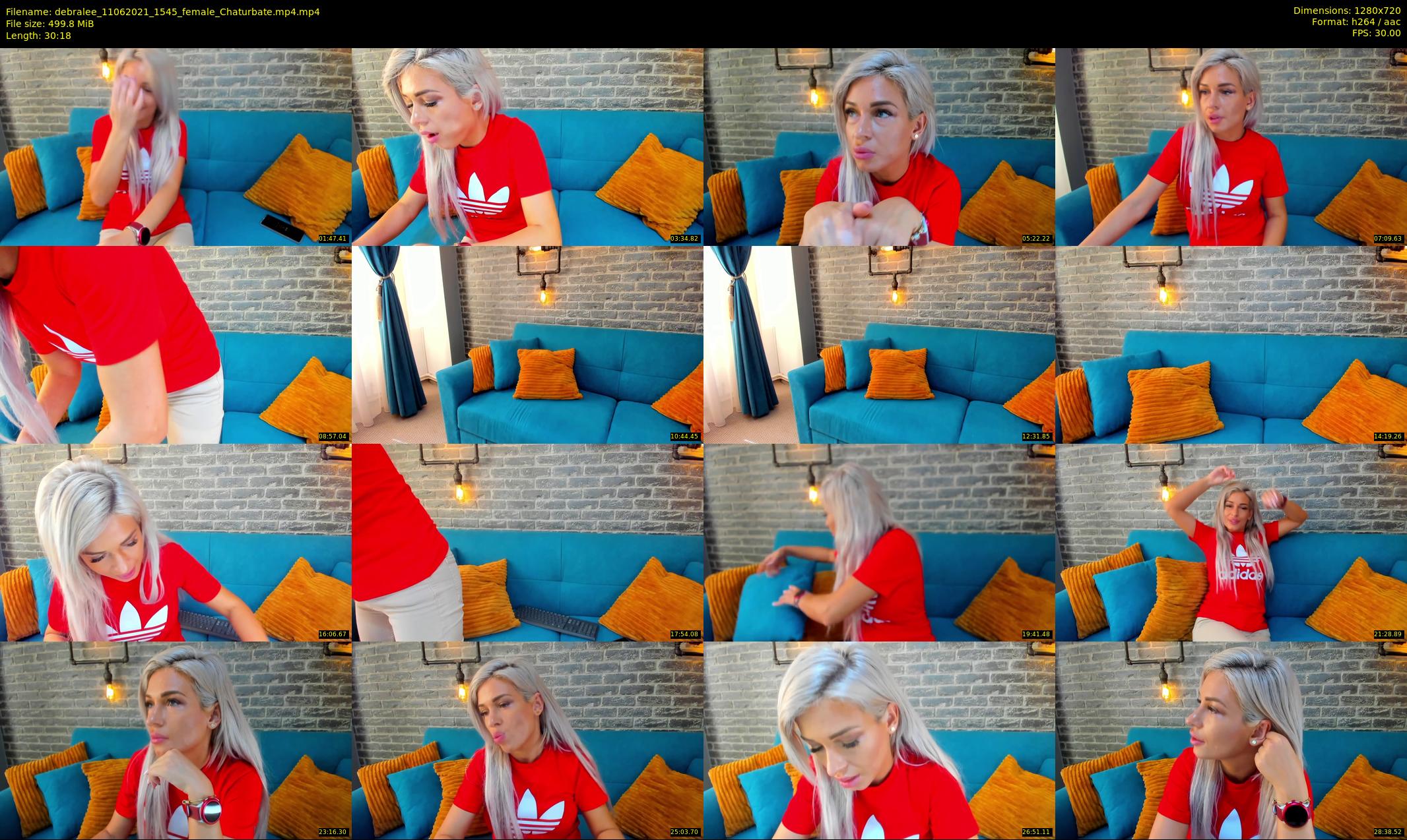 debralee — 31 minute Chaturbate female cam show recording, 720p, Jun 11, 2021