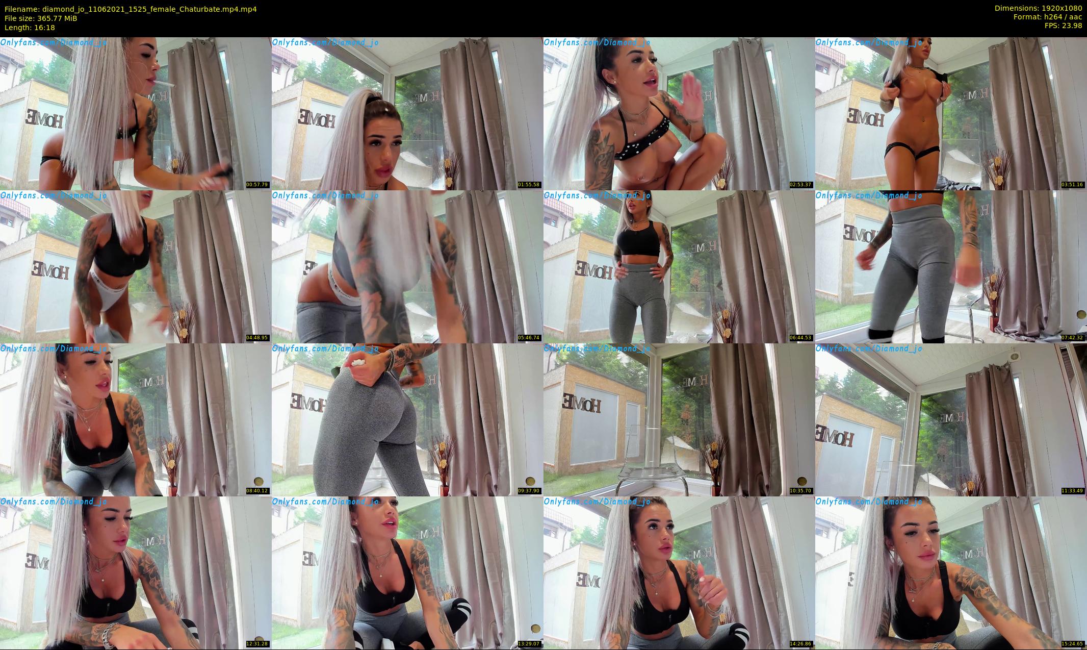 diamond_jo — 17 minute Chaturbate female cam show recording, 1080p, Jun 11, 2021