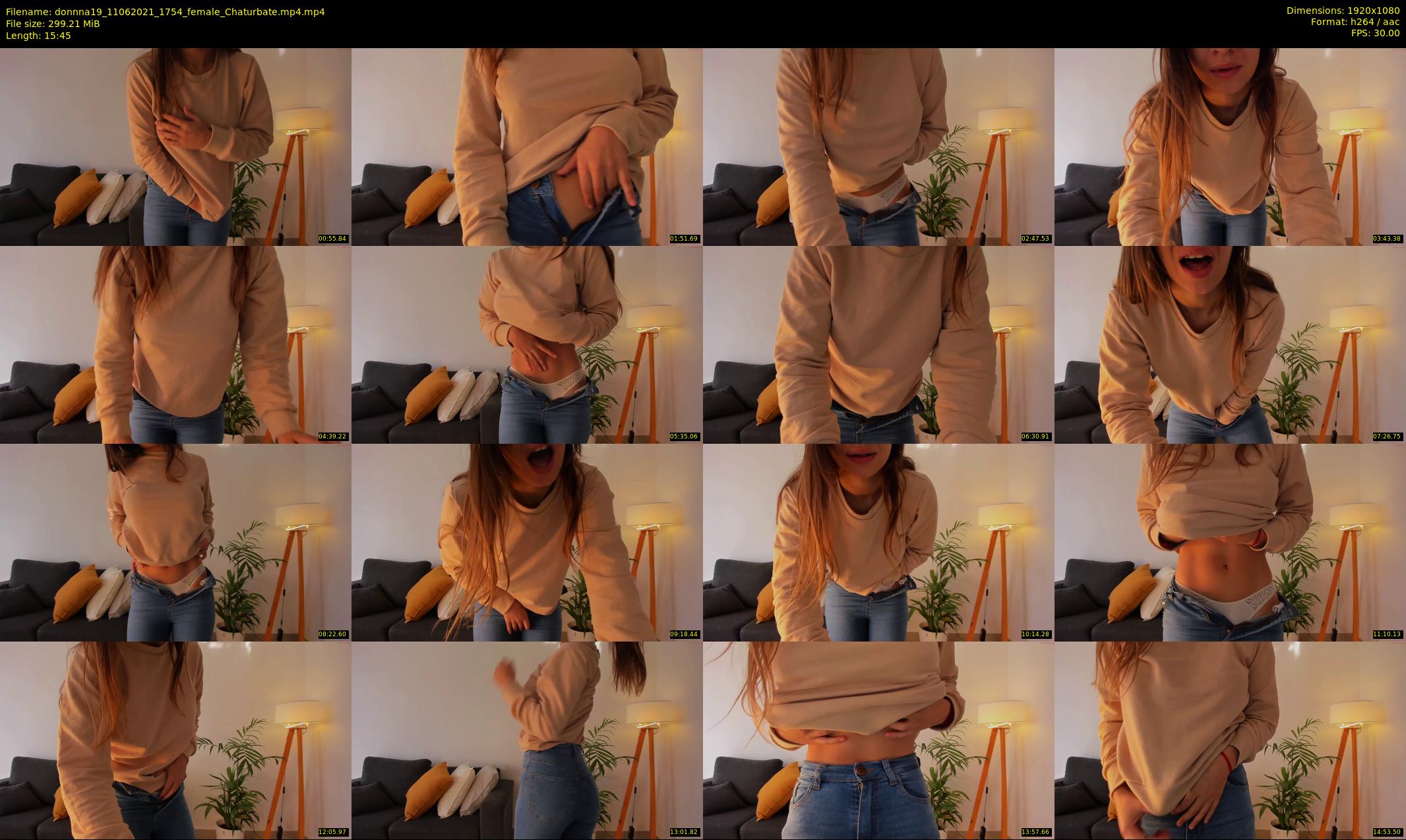 donnna19 — 16 minute Chaturbate female cam show recording, 1080p, Jun 11, 2021