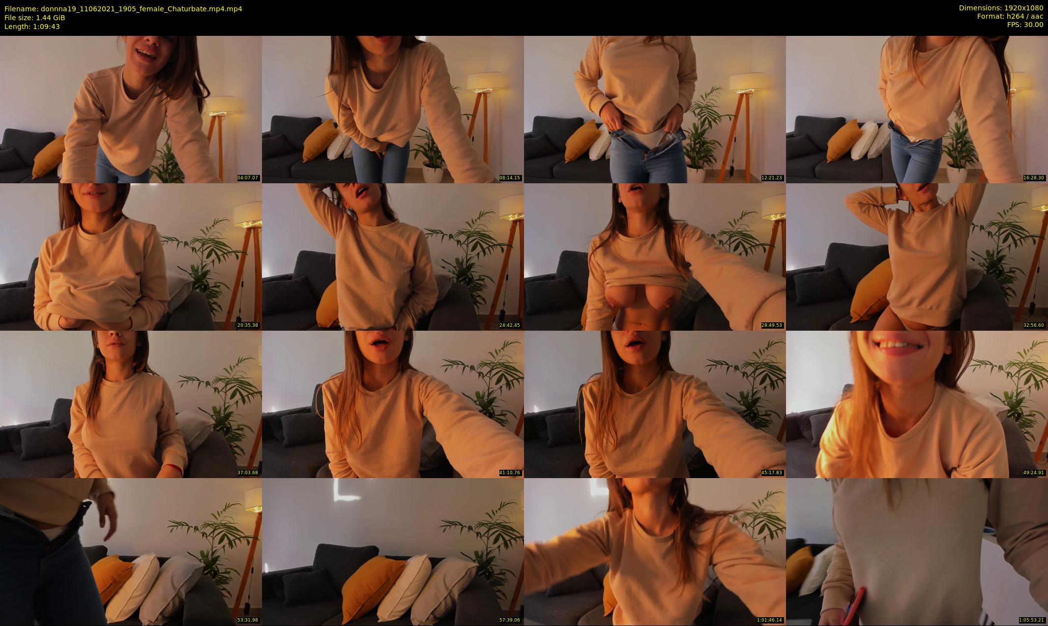 donnna19 — 70 minute Chaturbate female cam show recording, 1080p, Jun 11, 2021