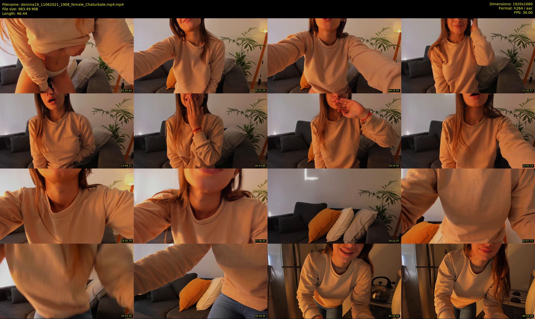 donnna19 — 47 minute Chaturbate female cam show recording, 1080p, Jun 11, 2021