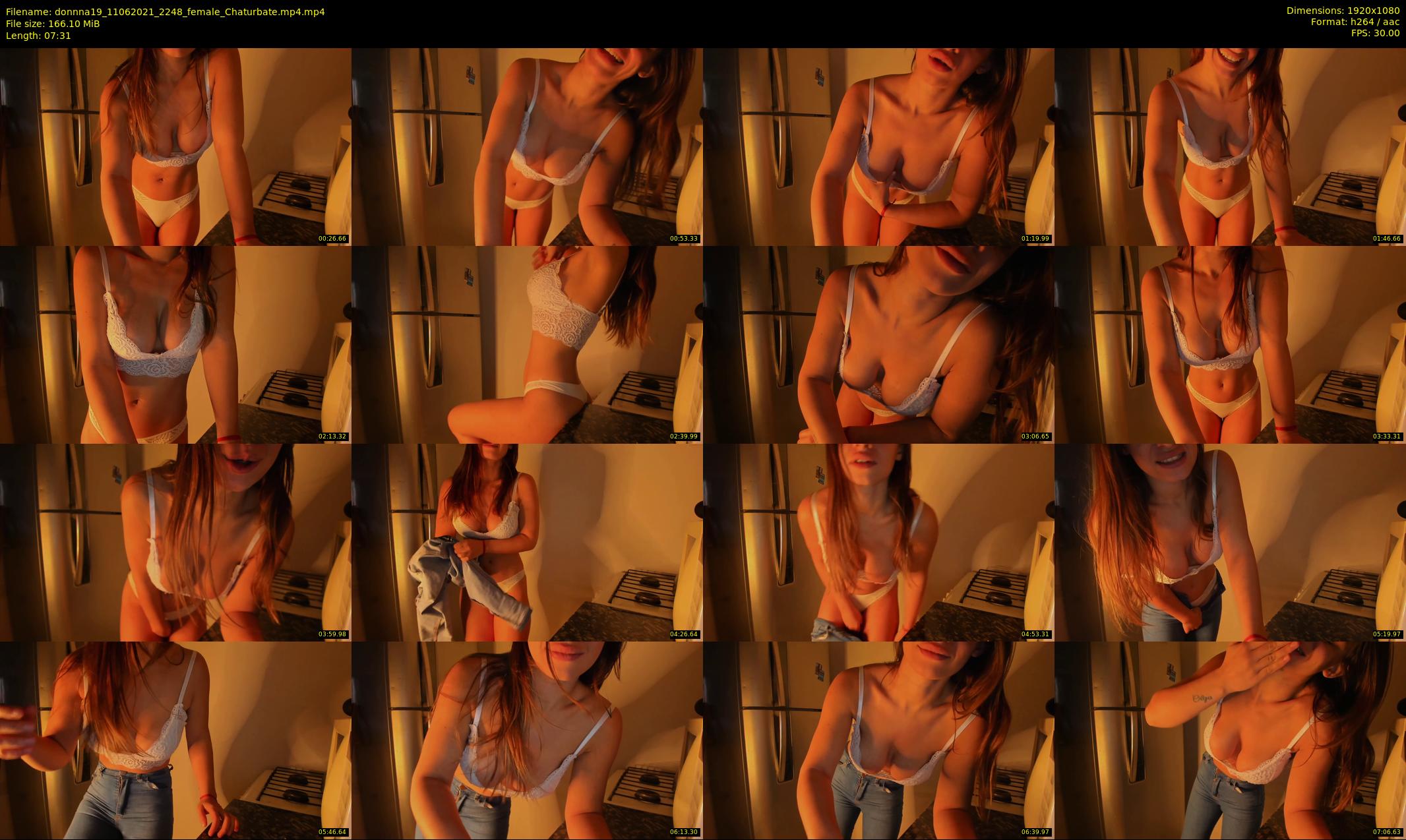 donnna19 — 8 minute Chaturbate female cam show recording, 1080p, Jun 11, 2021