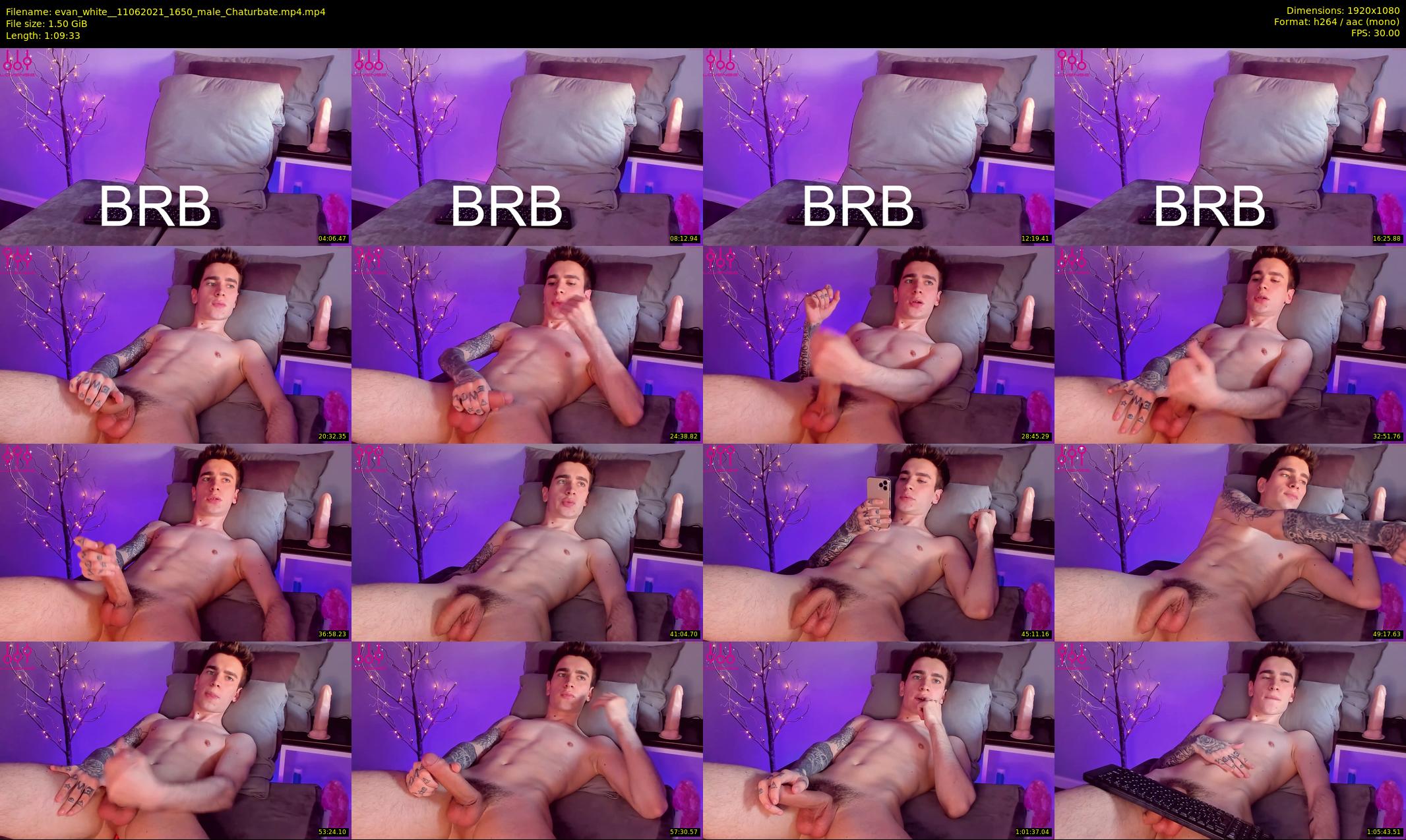 evan_white_ — 70 minute Chaturbate male cam show recording, 1080p, Jun 11, 2021