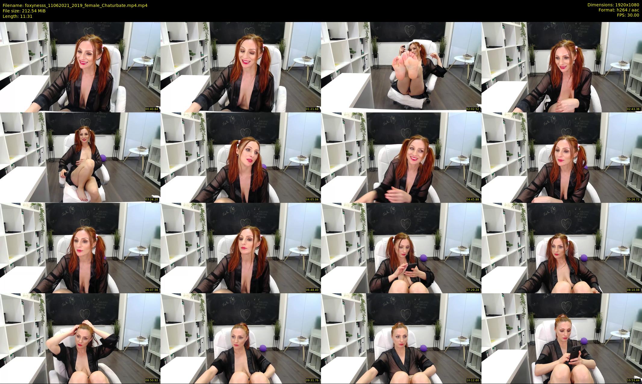 foxynesss — 12 minute Chaturbate female cam show recording, 1080p, Jun 11, 2021