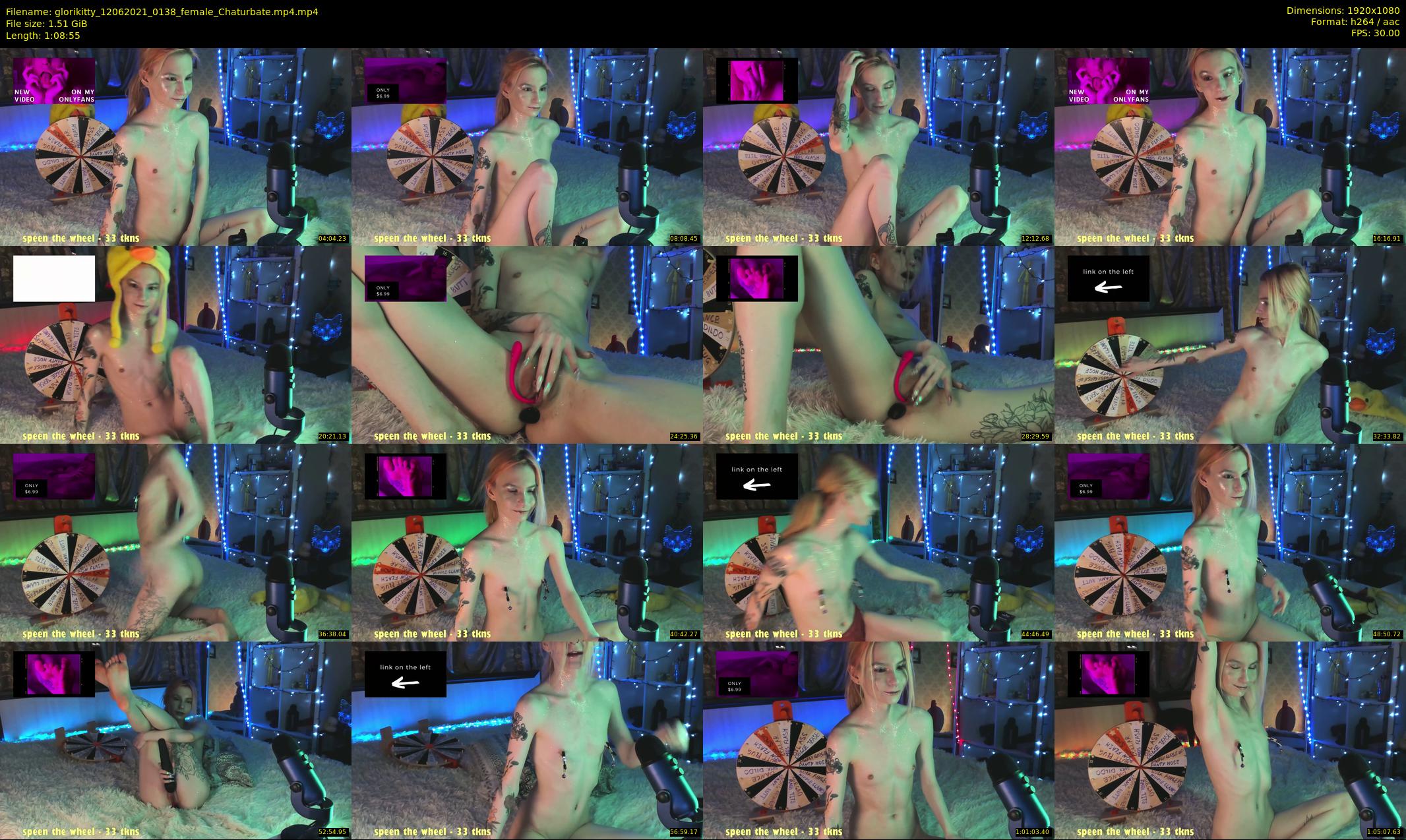 glorikitty — 69 minute Chaturbate female cam show recording, 1080p, Jun 12, 2021