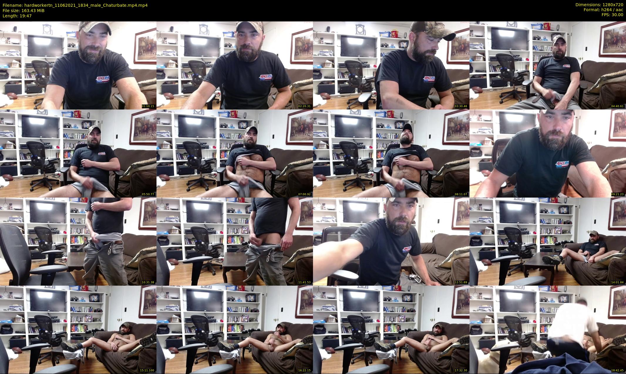 hardworkertn — 20 minute Chaturbate male cam show recording, 720p, Jun 11, 2021