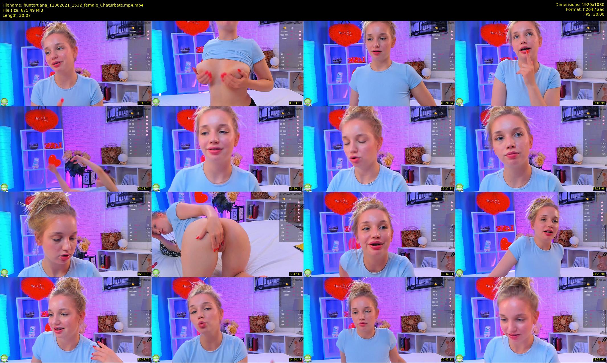huntertiana — 31 minute Chaturbate female cam show recording, 1080p, Jun 11, 2021