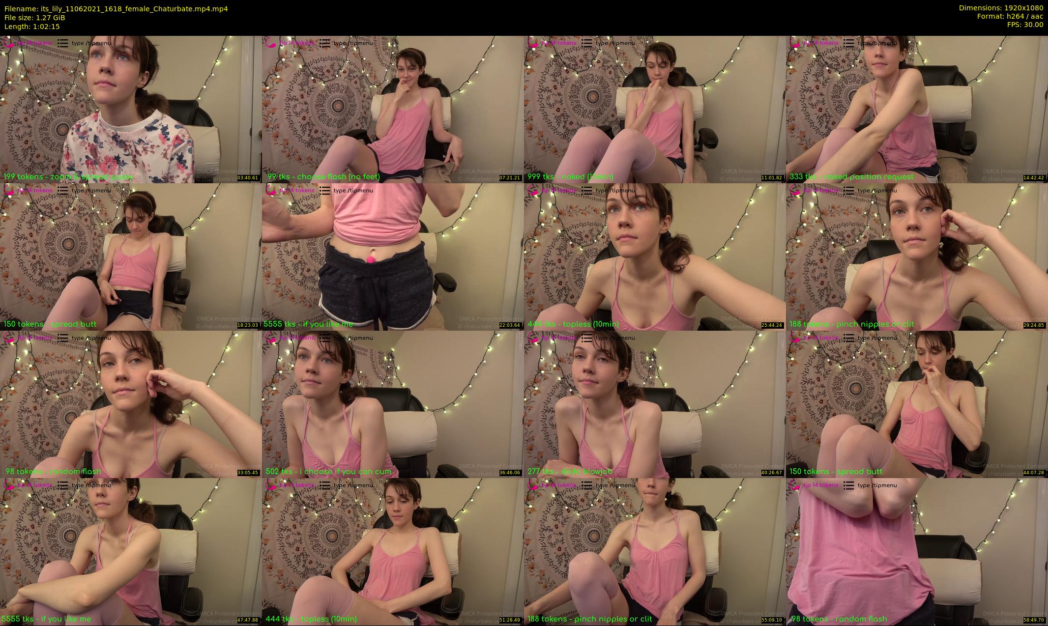 its_lily — 63 minute Chaturbate female cam show recording, 1080p, Jun 11, 2021