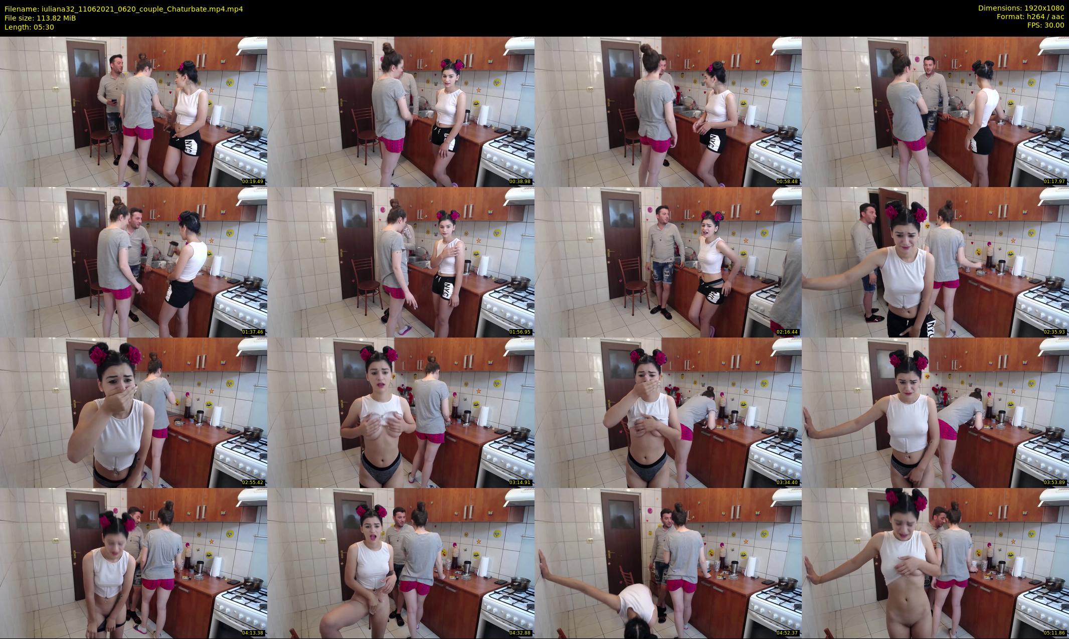 iuliana32 — 6 minute Chaturbate couple cam show recording, 1080p, Jun 11, 2021