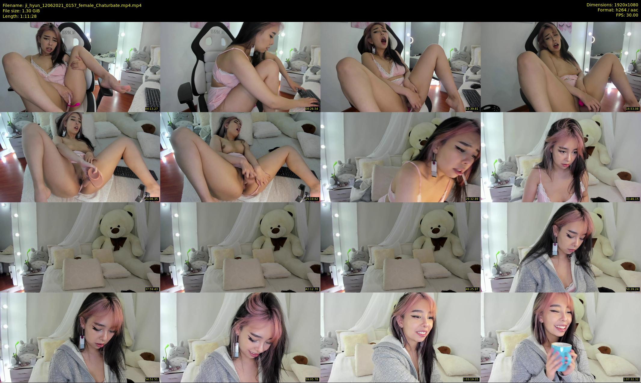 ji_hyun — 72 minute Chaturbate female cam show recording, 1080p, Jun 12, 2021