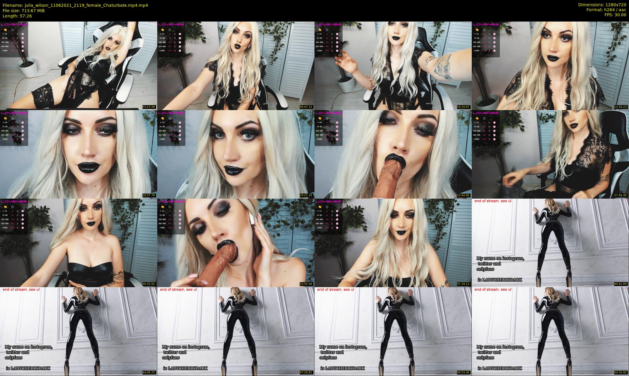 julia_wilson — 58 minute Chaturbate female cam show recording, 720p, Jun 11, 2021