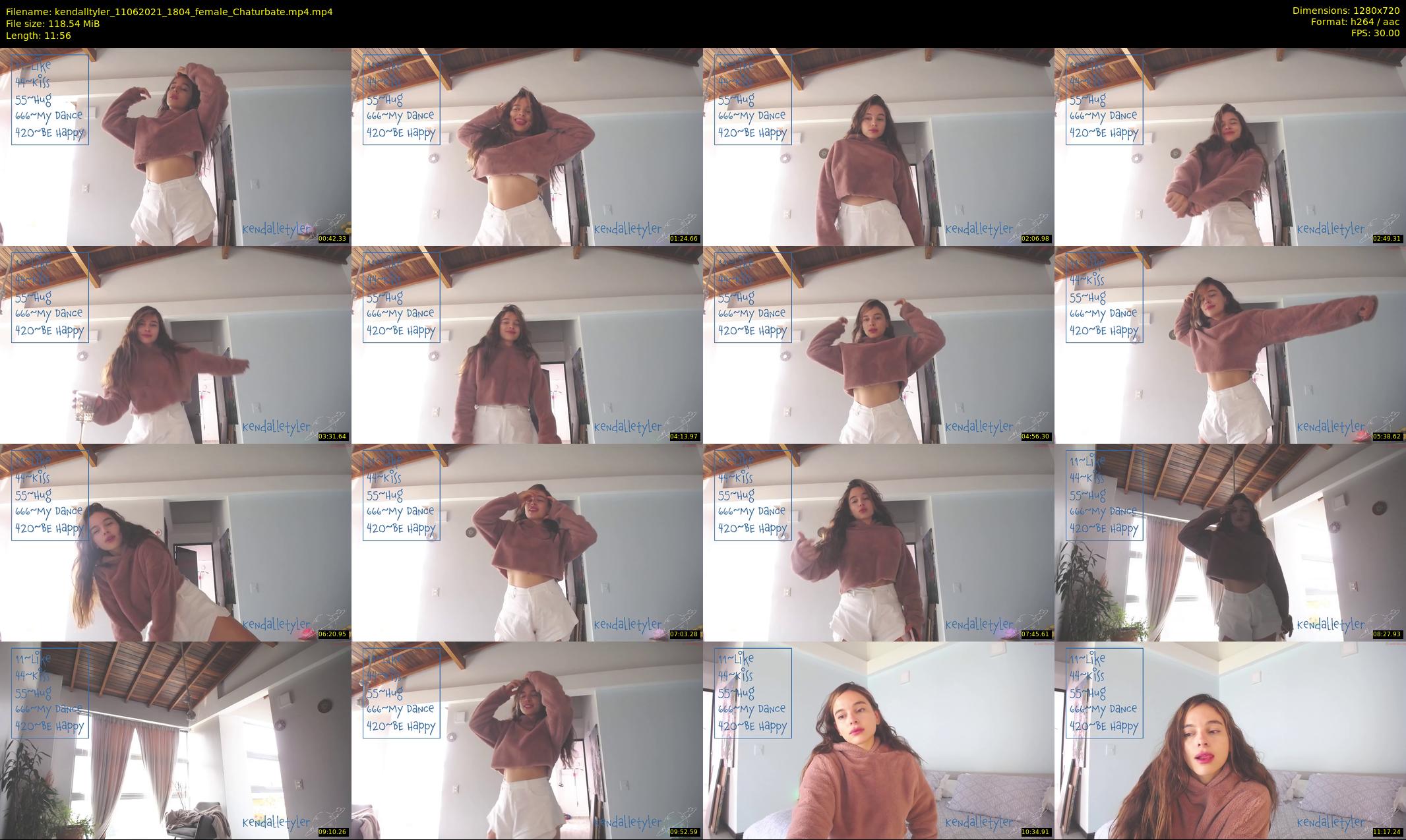 kendalltyler — 12 minute Chaturbate female cam show recording, 720p, Jun 11, 2021