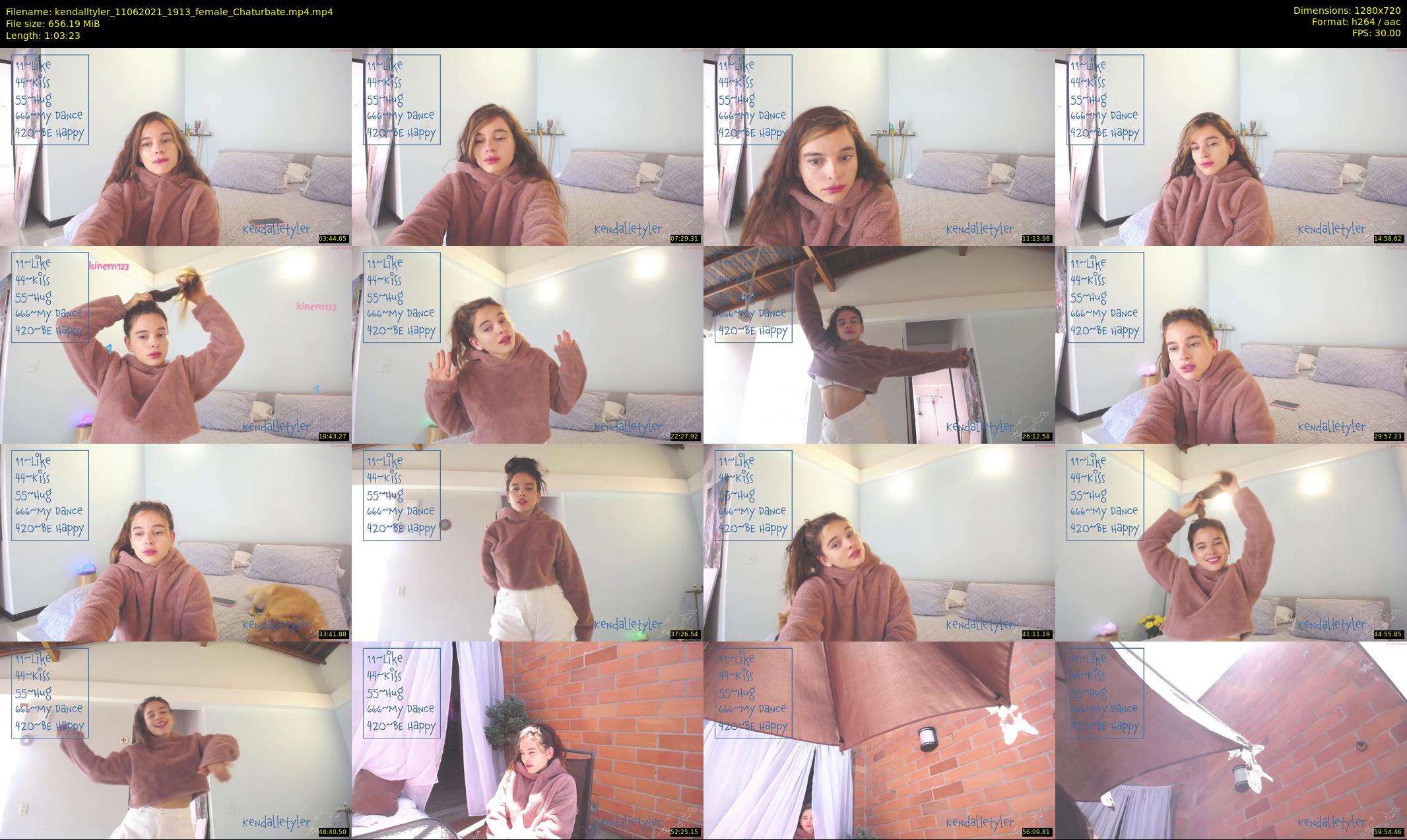 kendalltyler — 64 minute Chaturbate female cam show recording, 720p, Jun 11, 2021