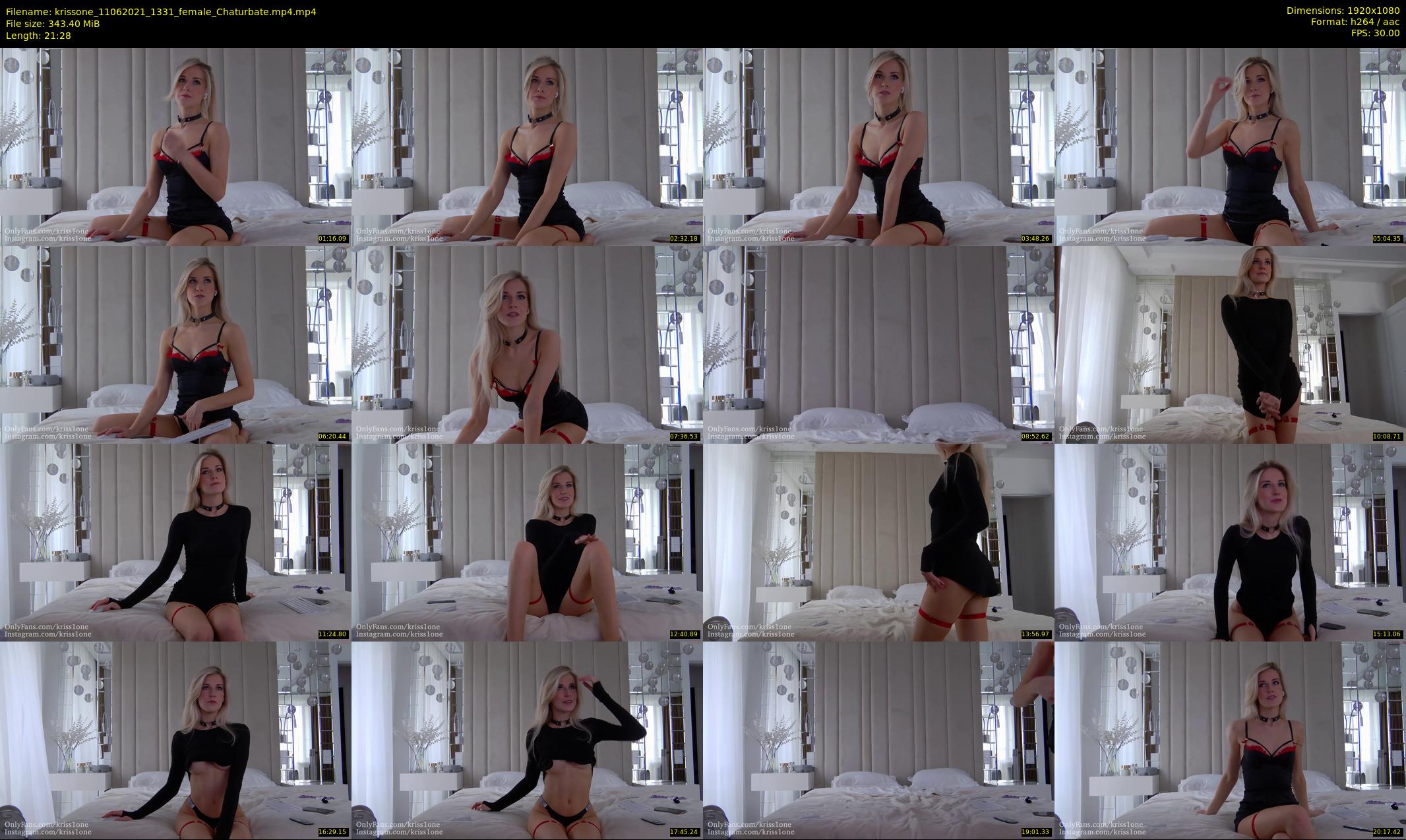 krissone — 22 minute Chaturbate female cam show recording, 1080p, Jun 11, 2021