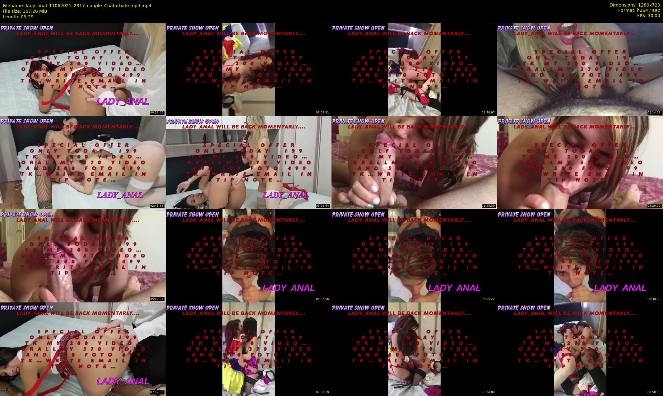 lady_anal — 10 minute Chaturbate female cam show recording, 720p, Jun 11, 2021