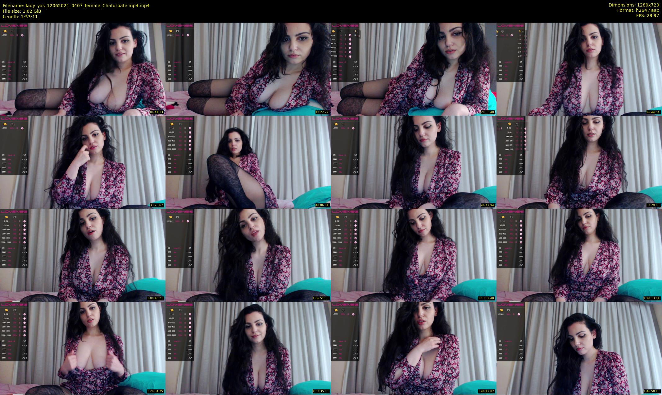 lady_yas — 114 minute Chaturbate female cam show recording, 720p, Jun 12, 2021