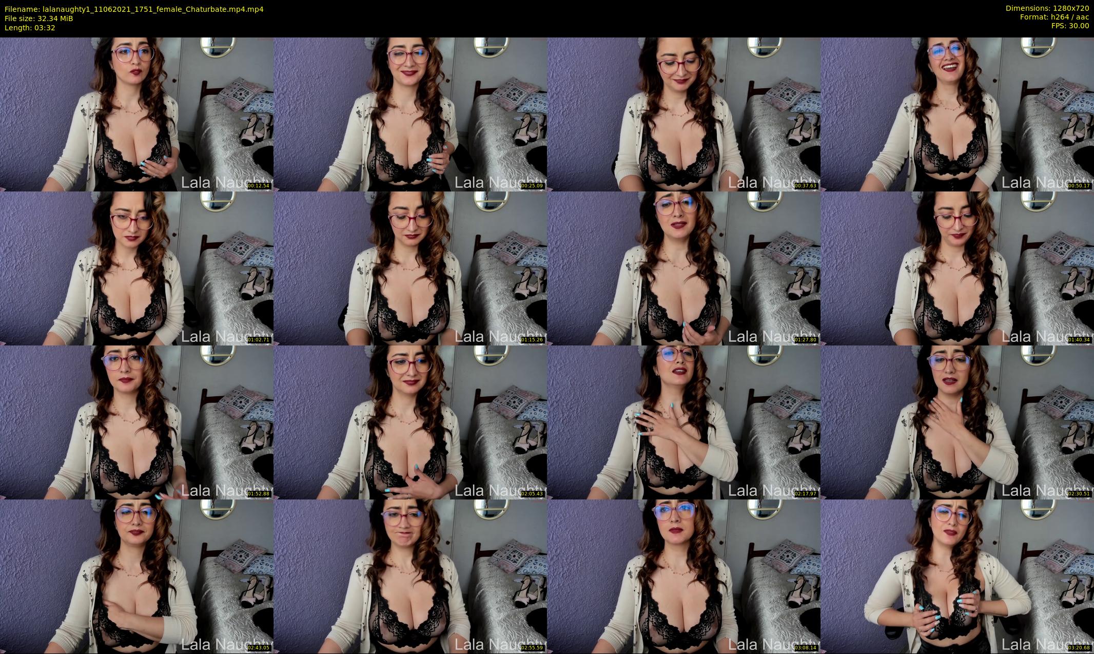 lalanaughty1 — 4 minute Chaturbate female cam show recording, 720p, Jun 11, 2021