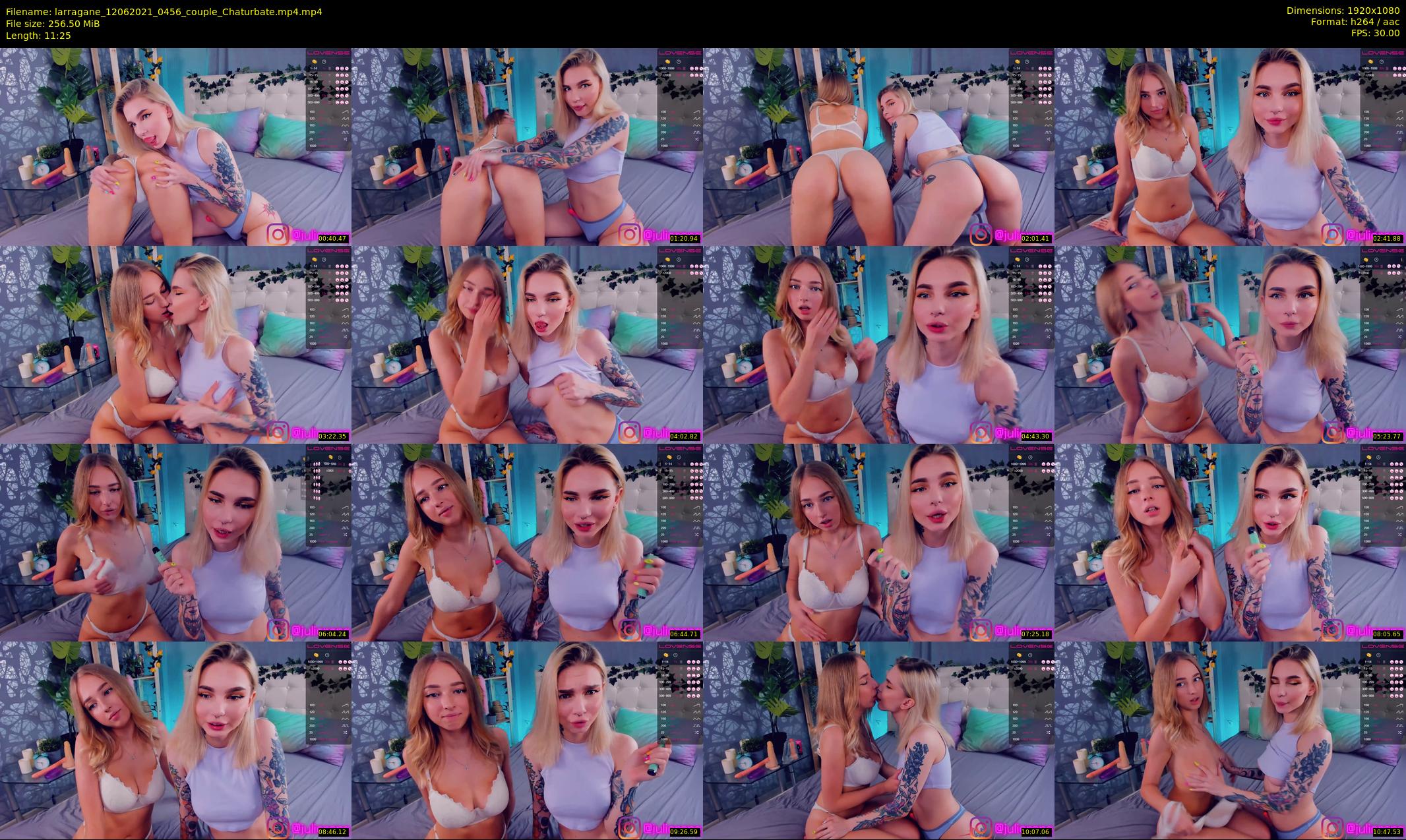 larragane — 12 minute Chaturbate couple cam show recording, 1080p, Jun 12, 2021