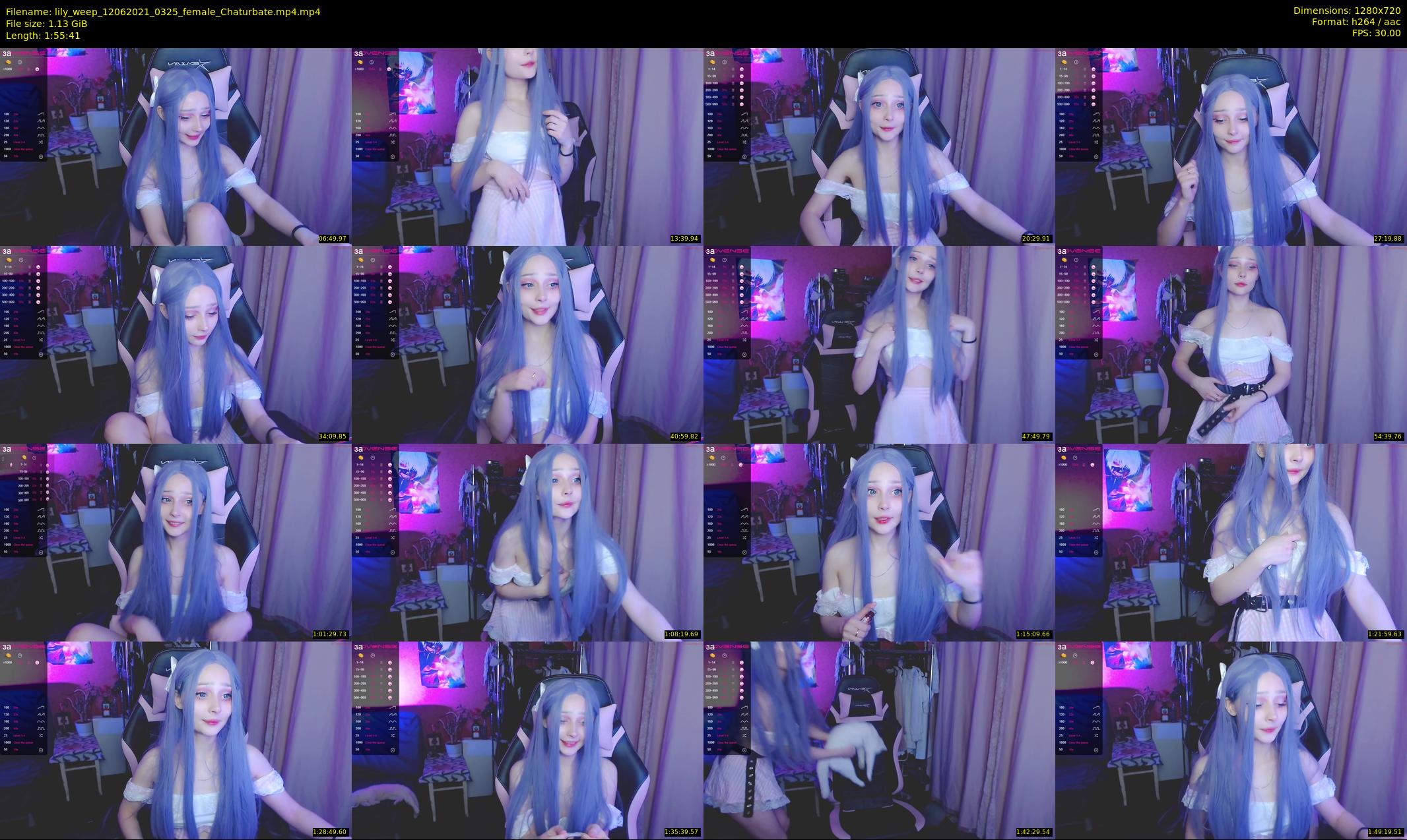 lily_weep — 116 minute Chaturbate female cam show recording, 720p, Jun 12, 2021
