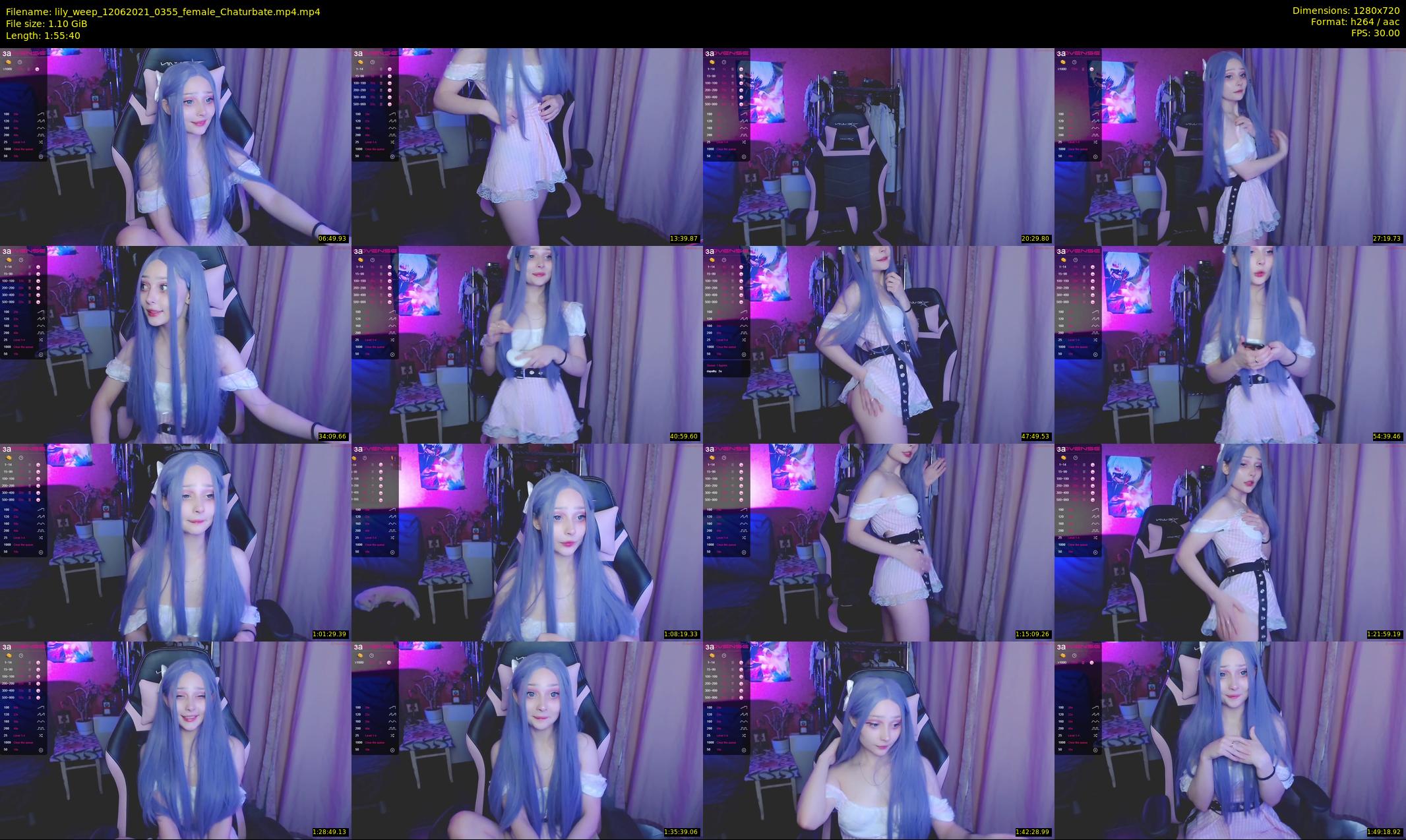 lily_weep — 116 minute Chaturbate female cam show recording, 720p, Jun 12, 2021