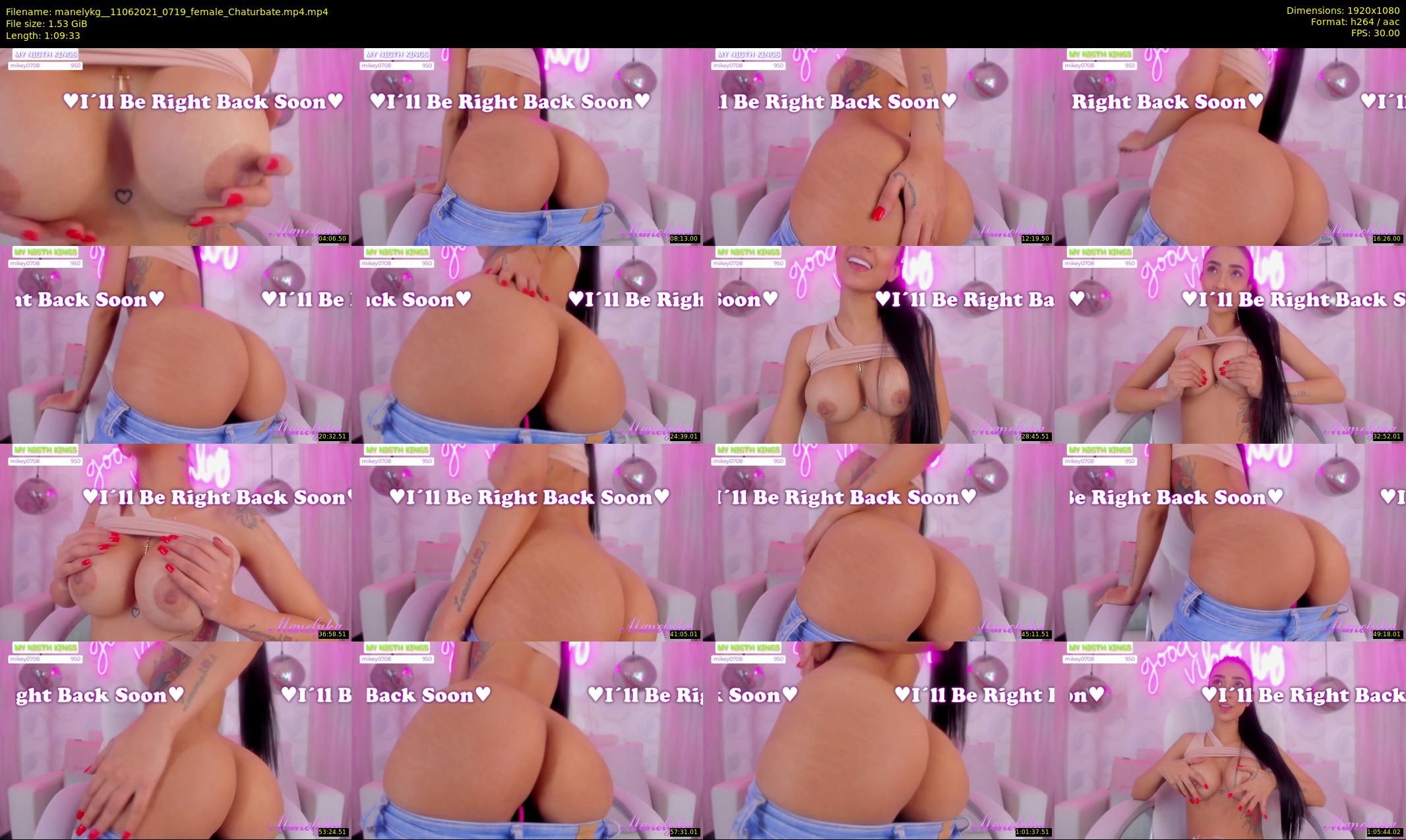 manelykg_ — 70 minute Chaturbate female cam show recording, 1080p, Jun 11, 2021