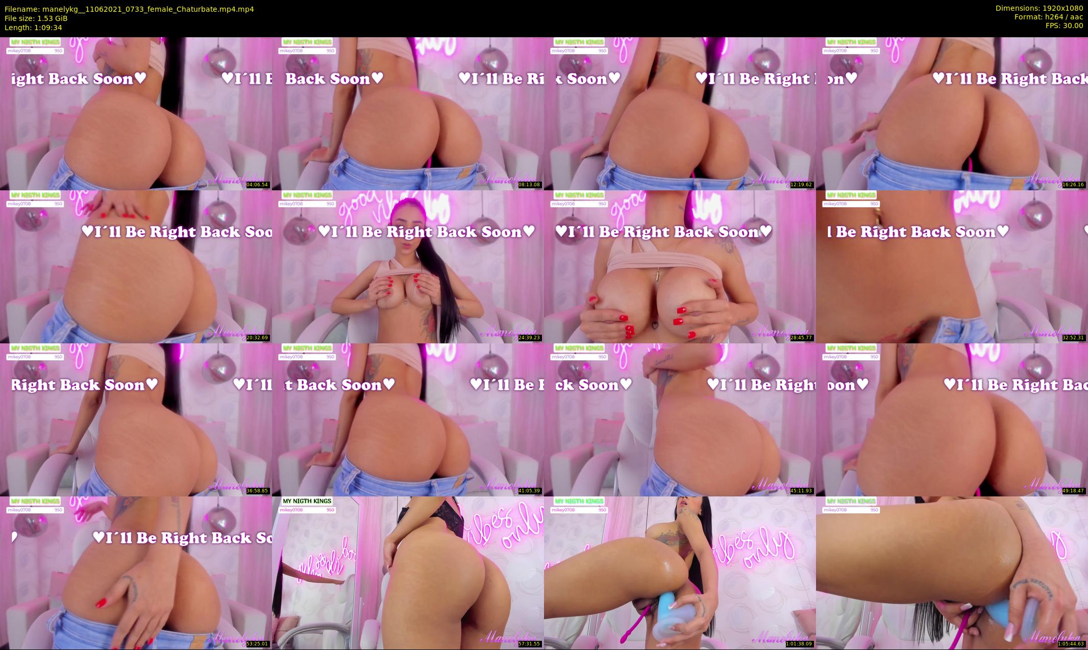 manelykg_ — 70 minute Chaturbate female cam show recording, 1080p, Jun 11, 2021