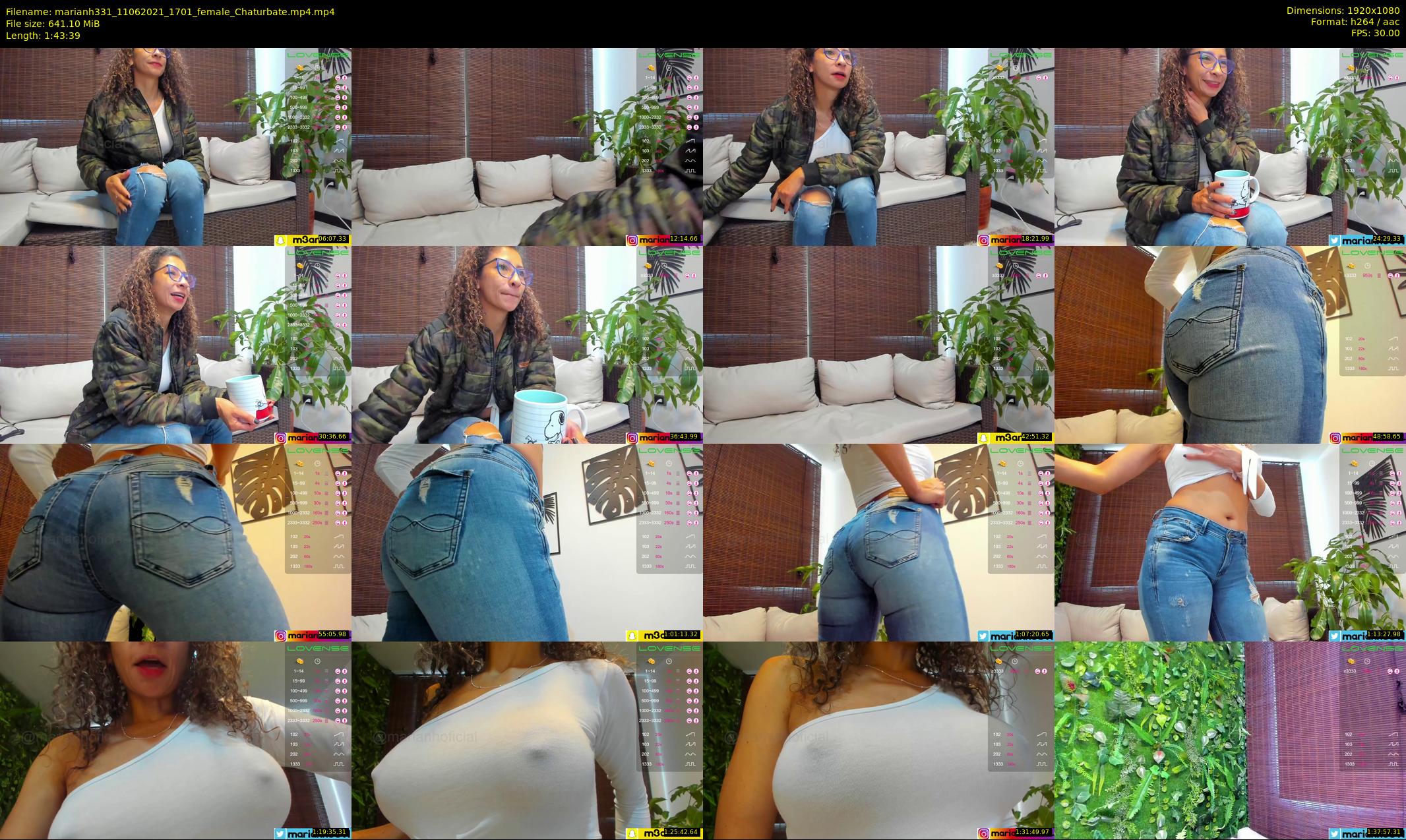 marianh331 — 104 minute Chaturbate female cam show recording, 1080p, Jun 11, 2021
