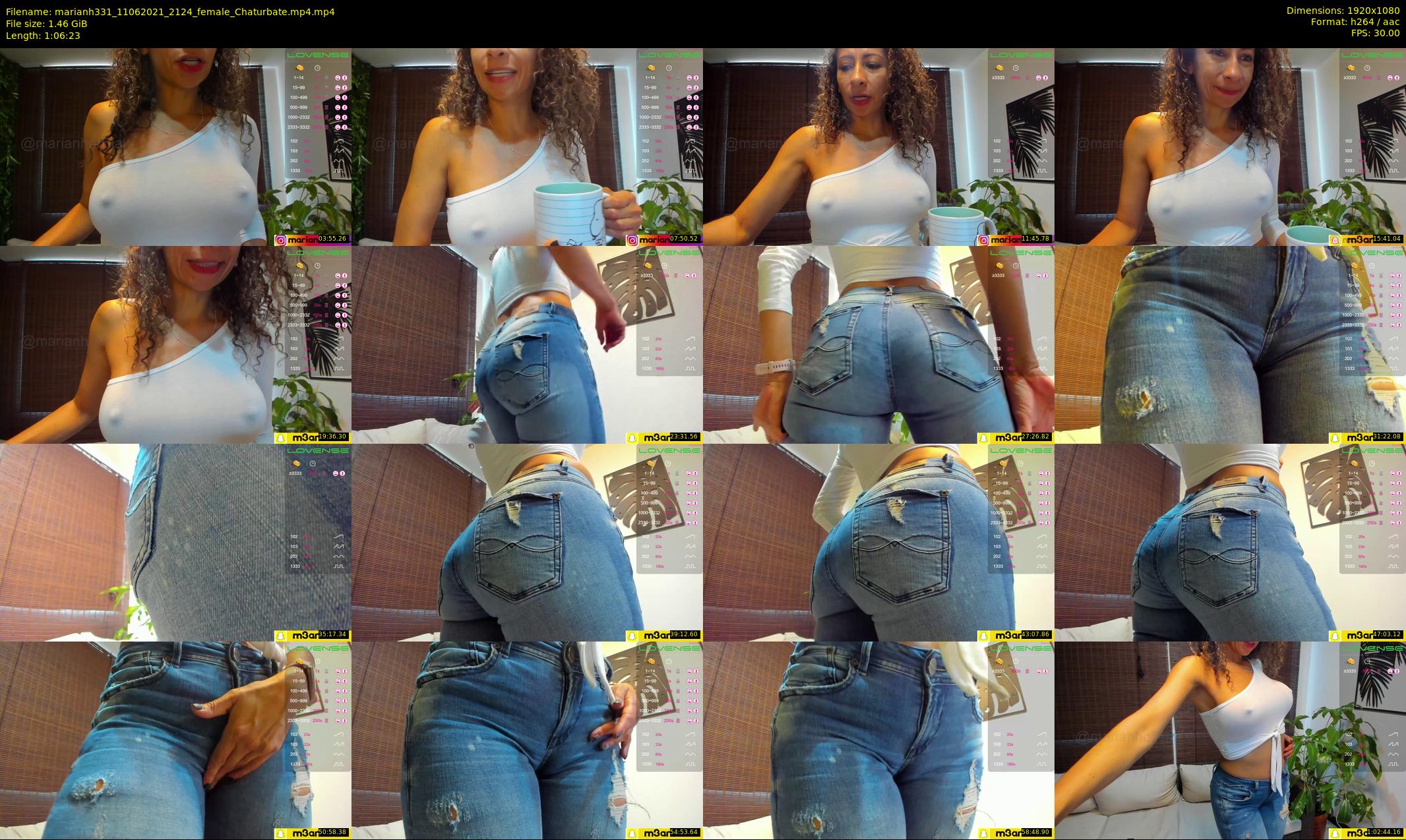 marianh331 — 67 minute Chaturbate female cam show recording, 1080p, Jun 11, 2021