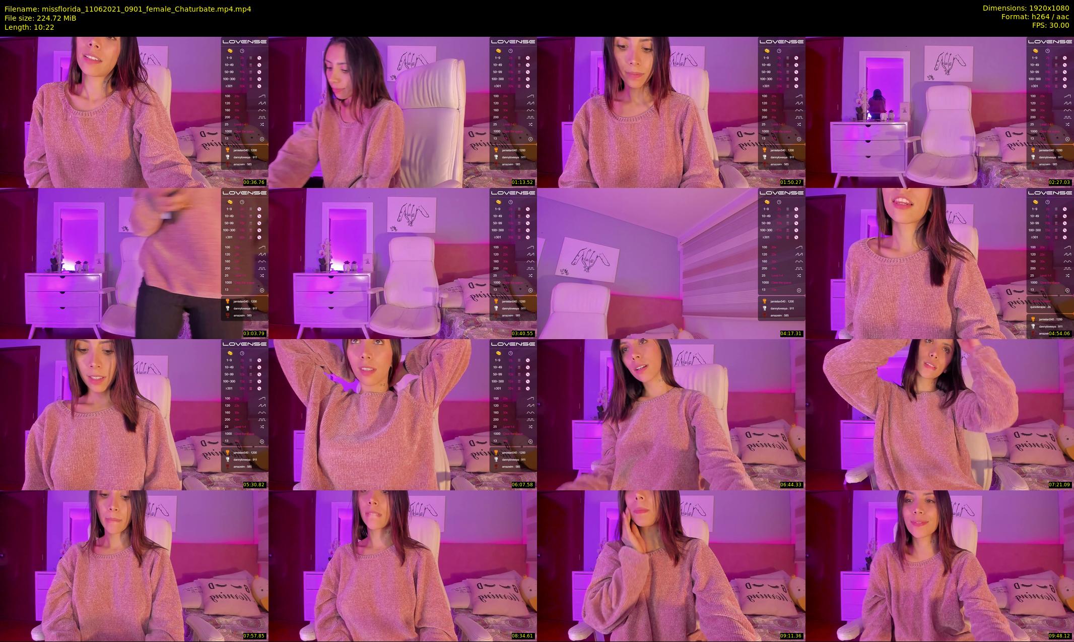 missflorida — 11 minute Chaturbate female cam show recording, 1080p, Jun 11, 2021