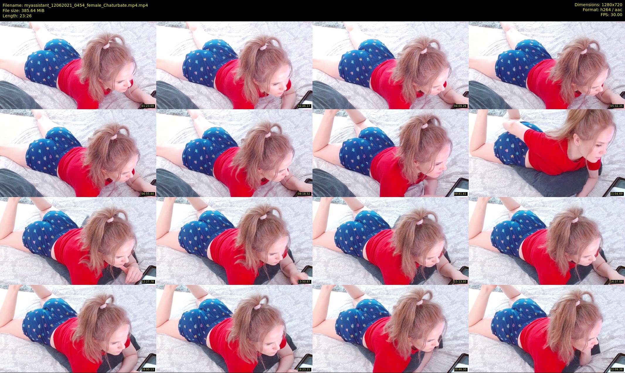 myassistant — 24 minute Chaturbate female cam show recording, 720p, Jun 12, 2021