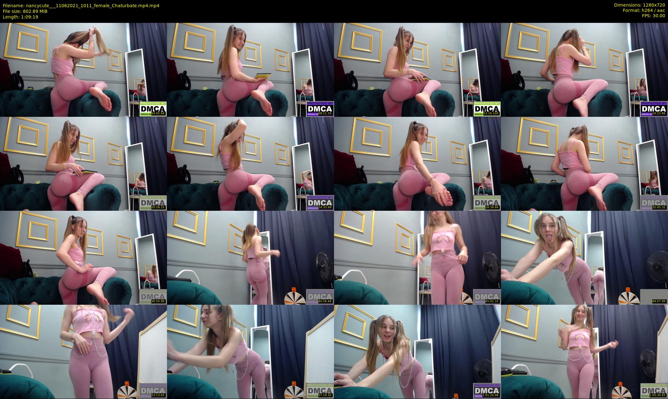 nancycute__ — 70 minute Chaturbate female cam show recording, 720p, Jun 11, 2021