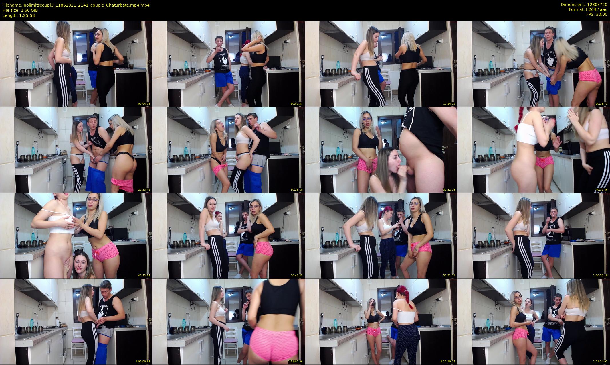 nolimitscoupl3 — 86 minute Chaturbate couple cam show recording, 720p, Jun 11, 2021