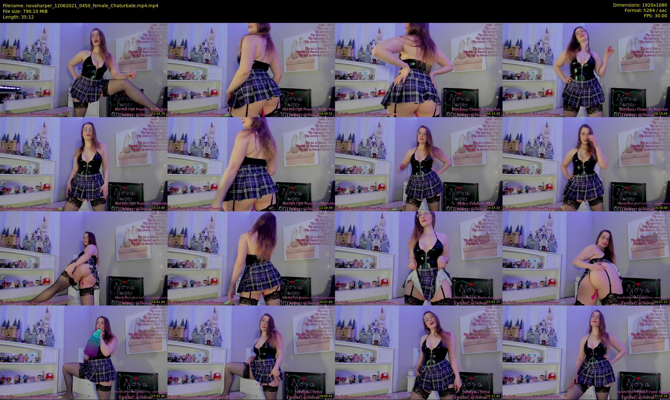 novaharper — 36 minute Chaturbate female cam show recording, 1080p, Jun 12, 2021