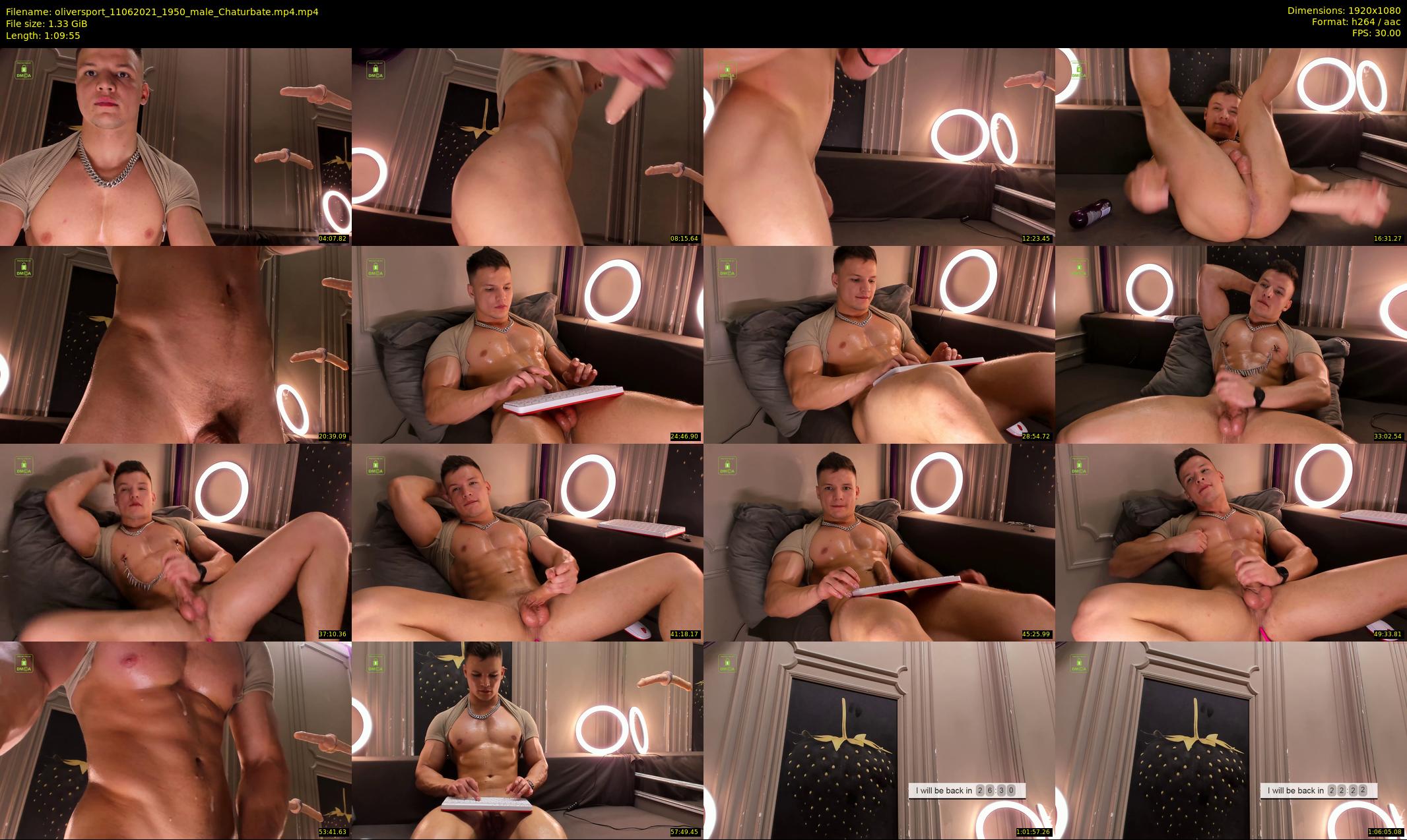 oliversport — 70 minute Chaturbate male cam show recording, 1080p, Jun 11, 2021