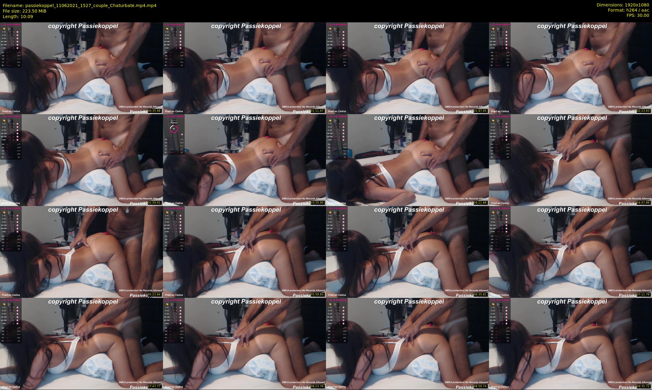 passiekoppel — 11 minute Chaturbate couple cam show recording, 1080p, Jun 11, 2021